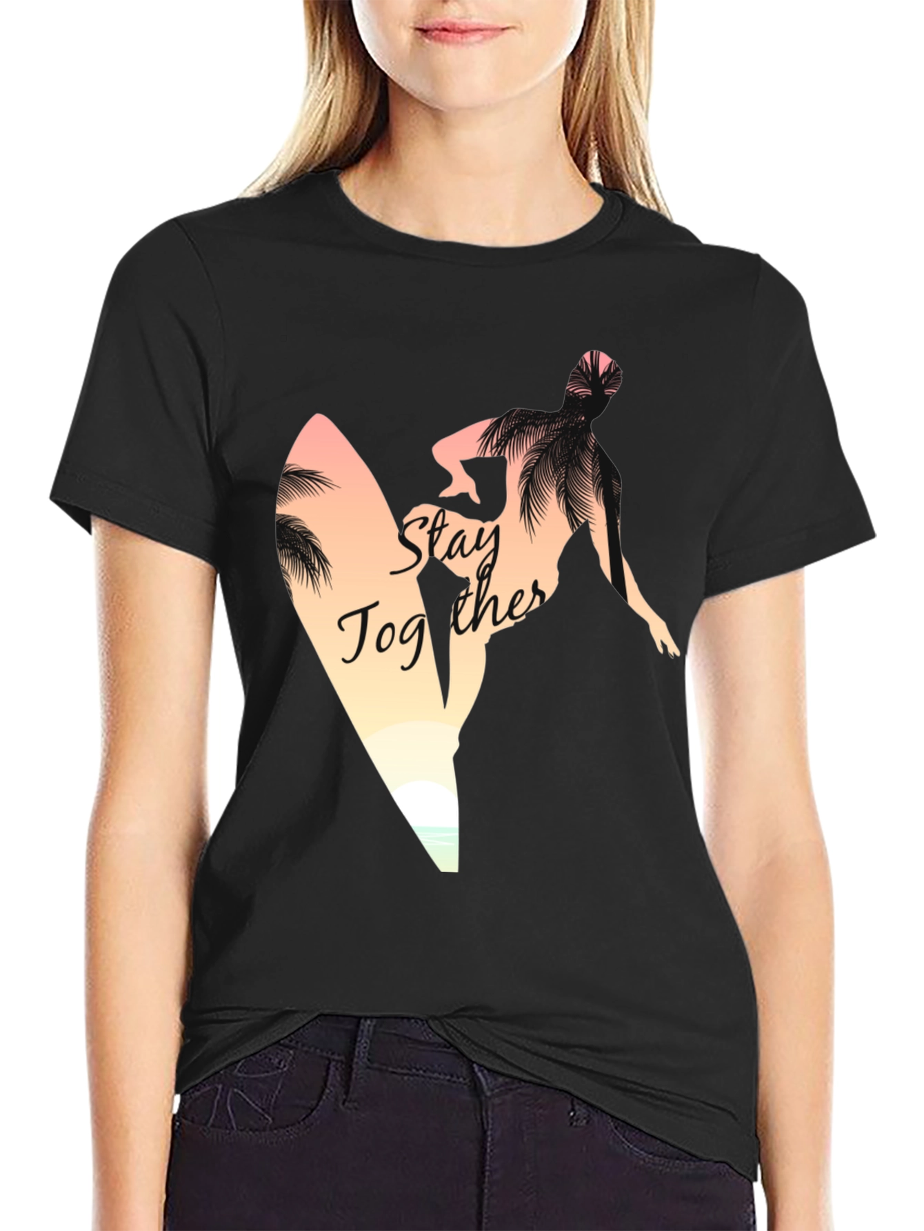 Stay Together Surfer Graphic Tee