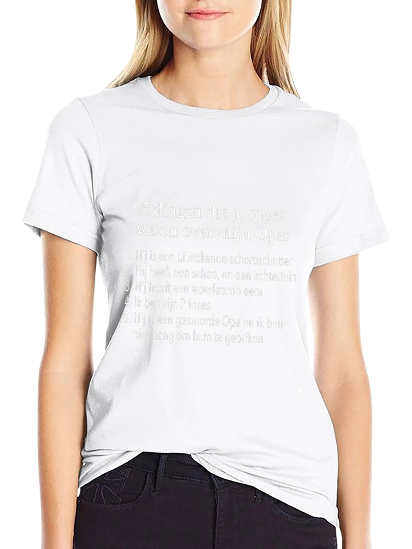 Funny Opa T-Shirt - 5 Things About My Grandpa