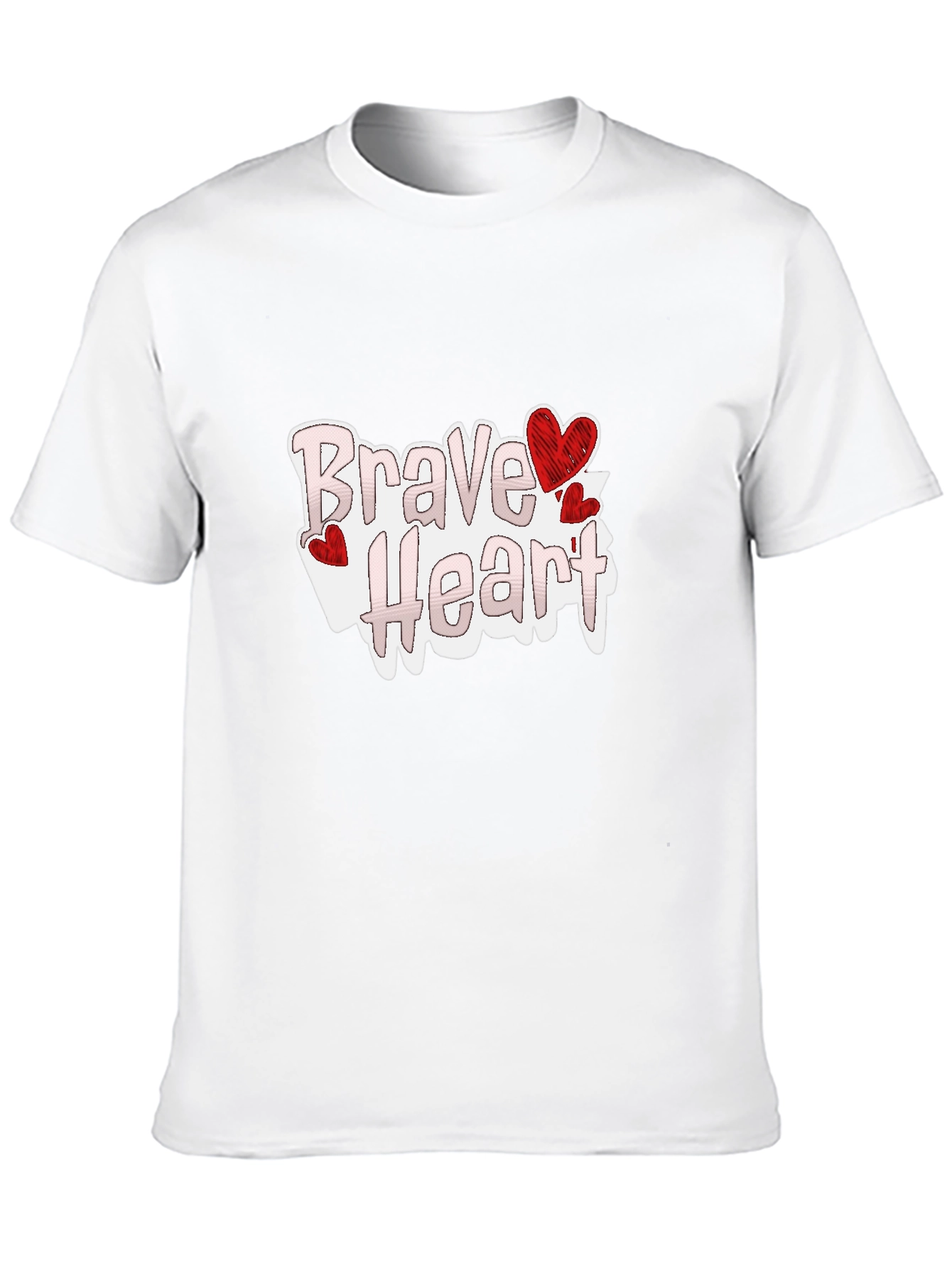 Brave Heart Graphic Tee - Love Valentines Day