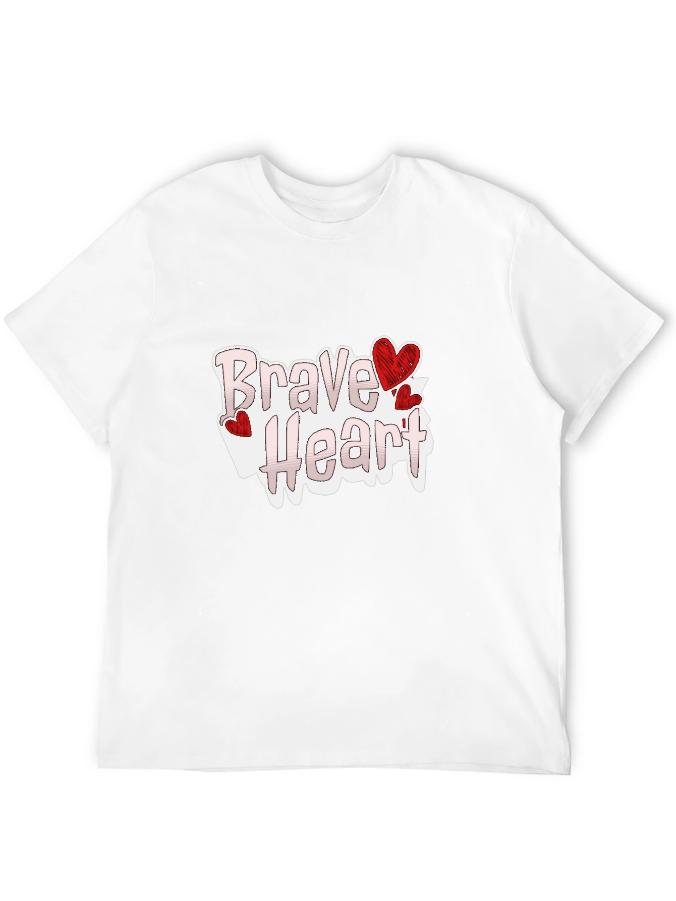 Brave Heart Graphic Tee - Love Valentines Day