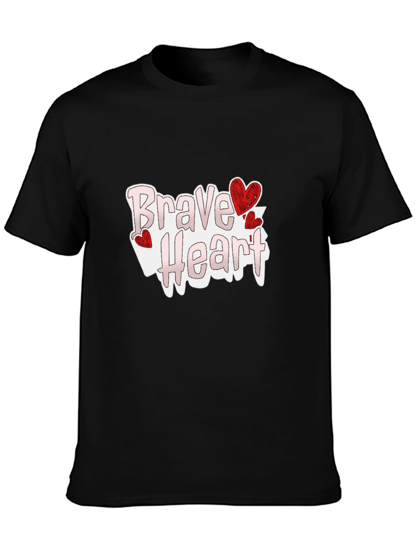Brave Heart Graphic Tee - Love Valentines Day
