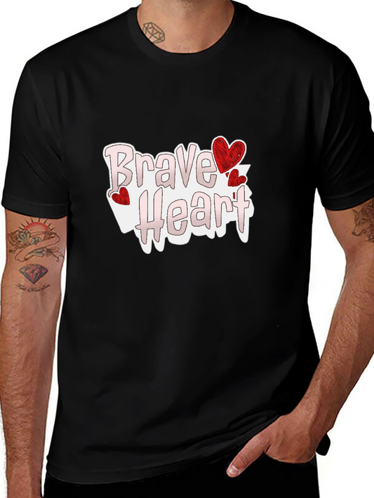 Brave Heart Graphic Tee - Love Valentines Day