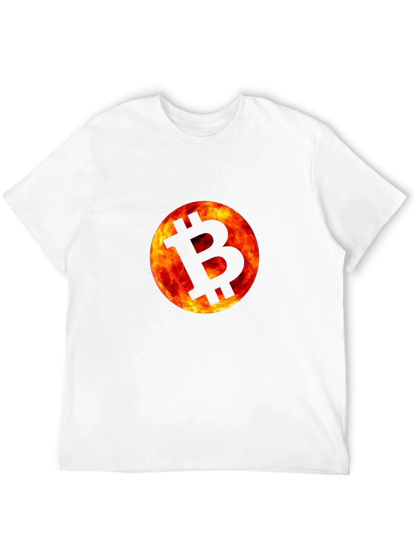 Bitcoin Fireball Black T-Shirt - Crypto Tee
