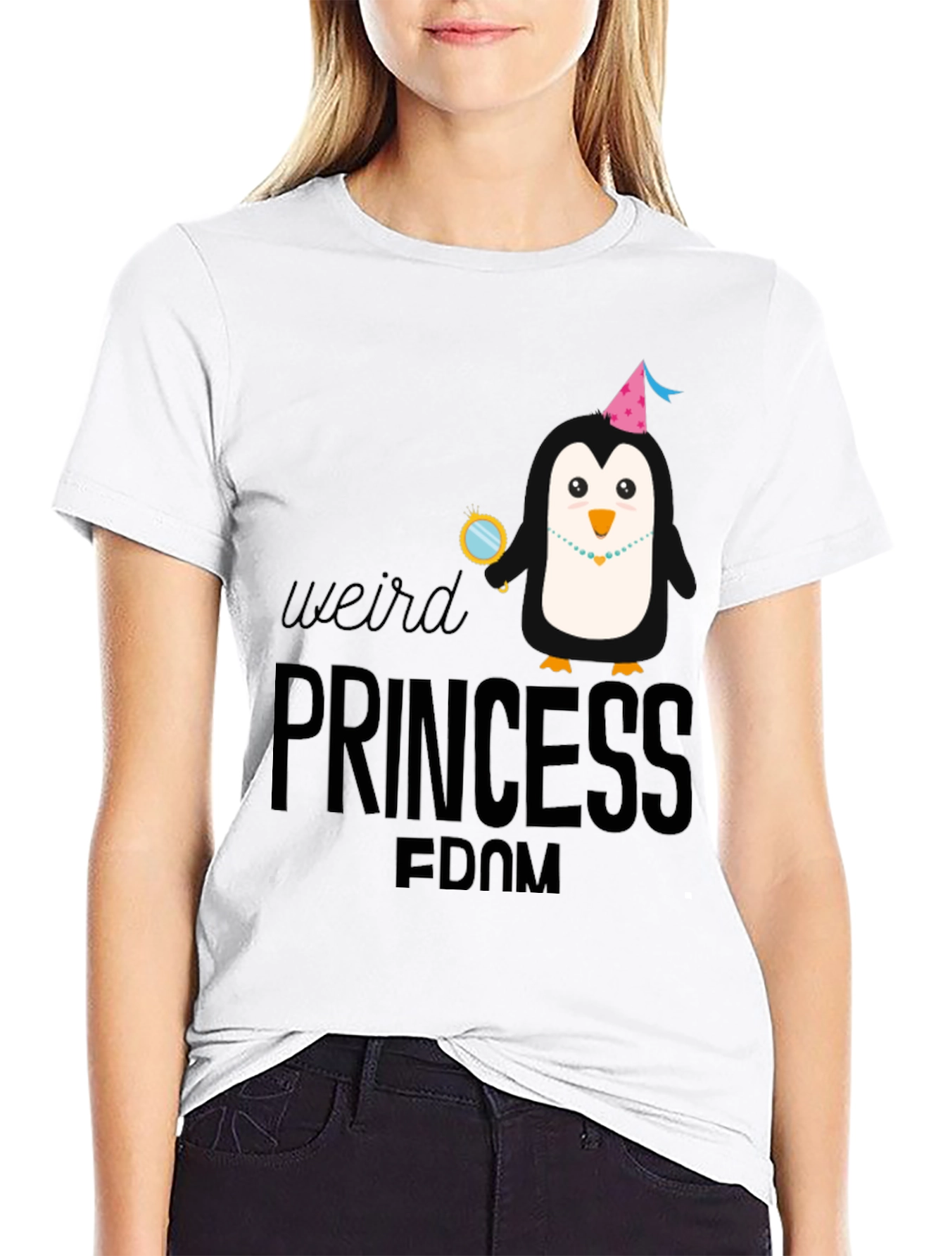 Weird Princess FDOM Penguin Graphic Tee