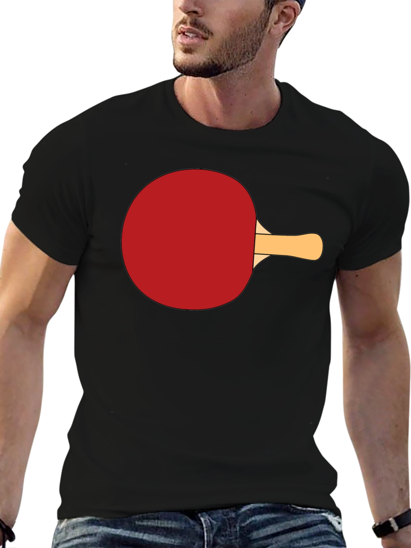 Table Tennis T-Shirt - Ping Pong Paddle Design