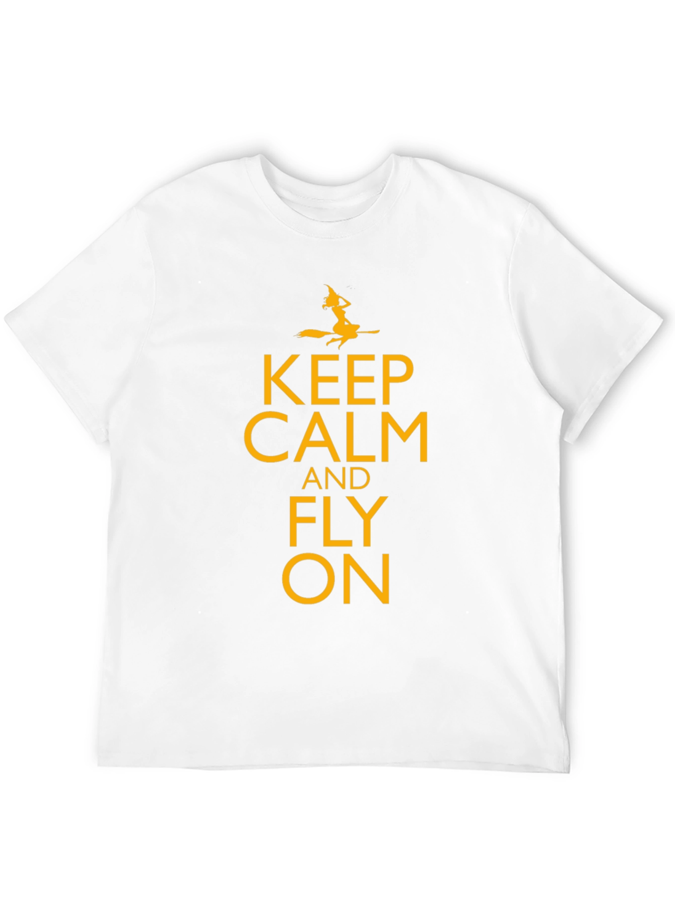 Keep Calm and Fly On Black T-Shirt