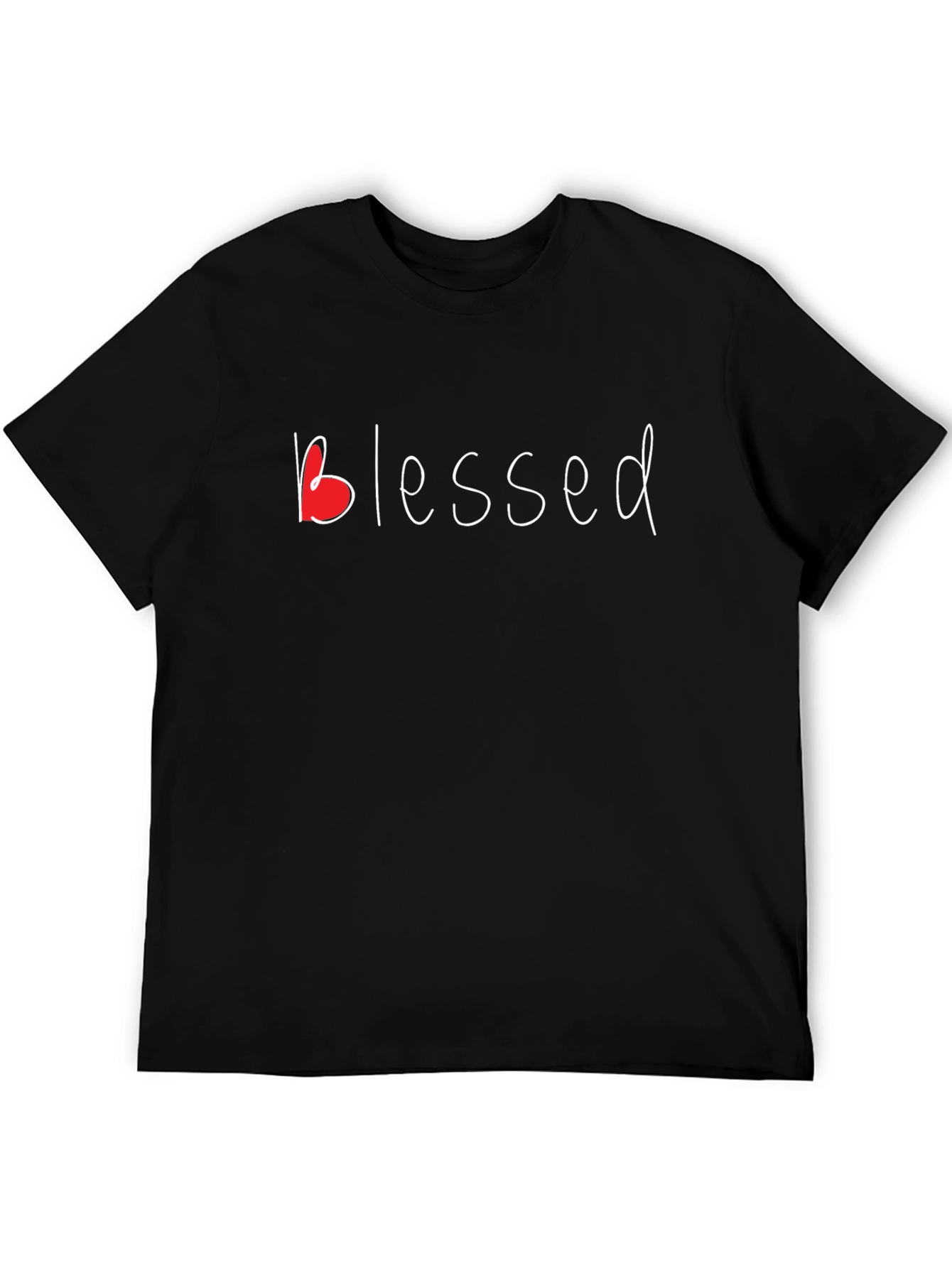 Blessed Heart Graphic Tee - Soft & Stylish