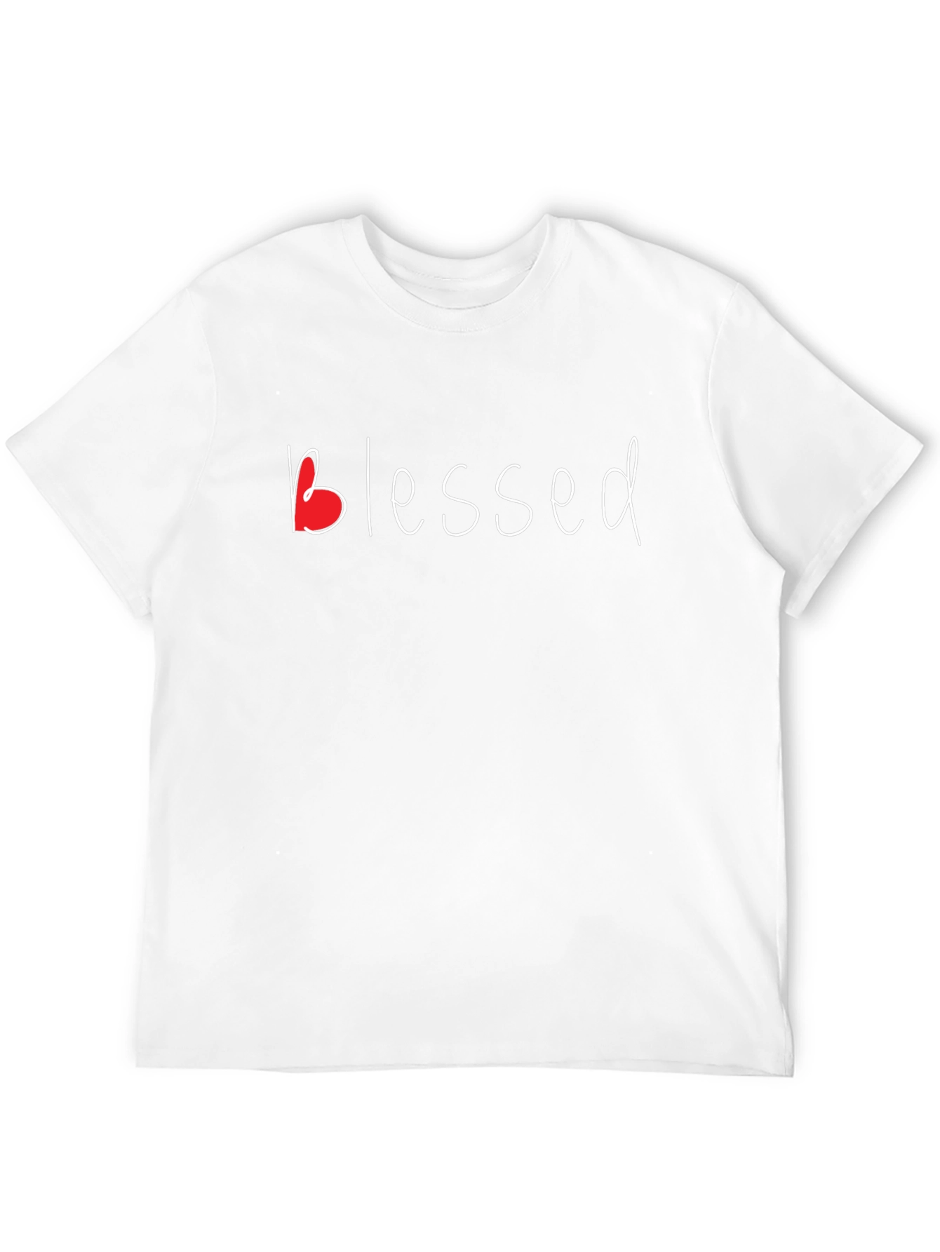 Blessed Heart Graphic Tee - Soft & Stylish