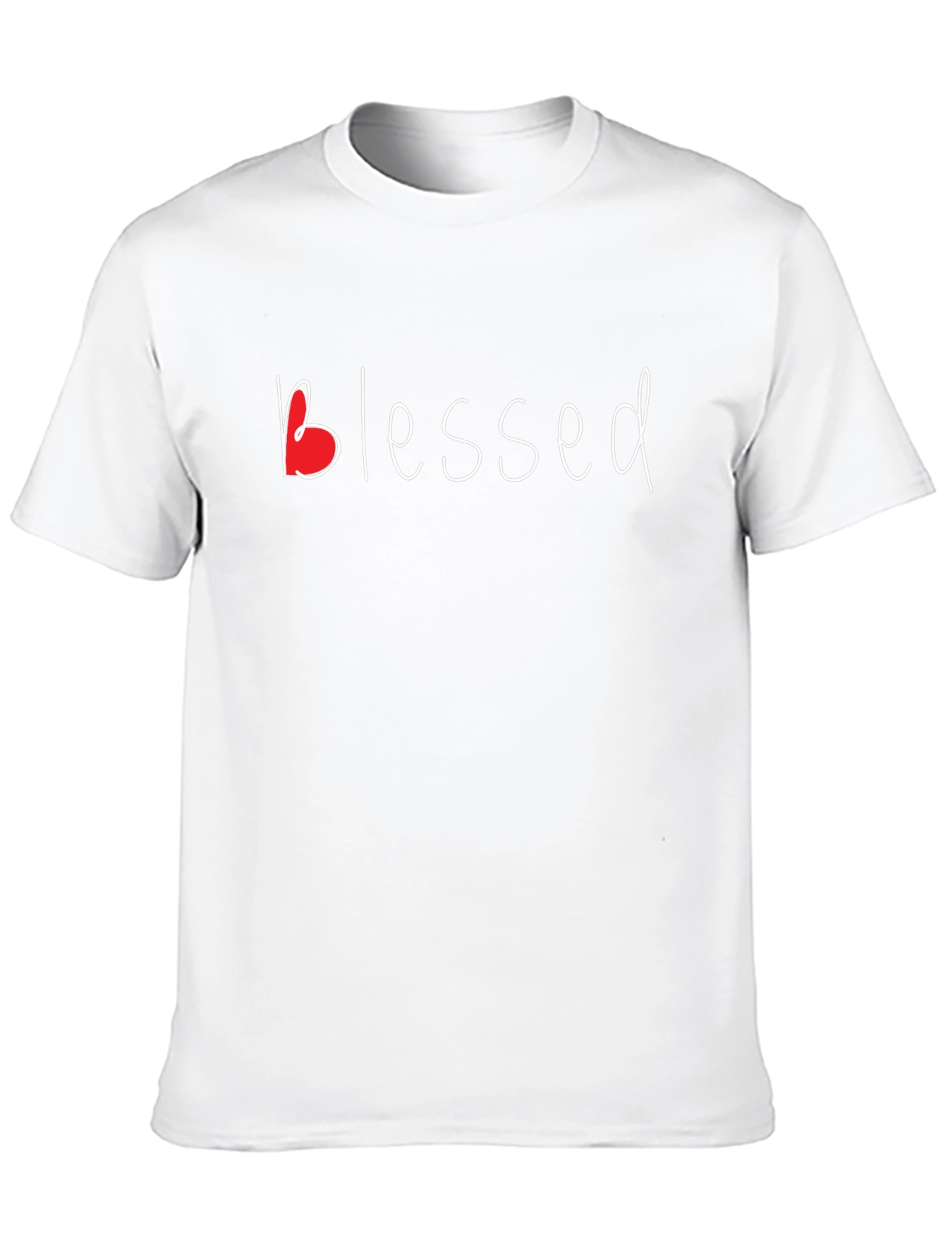 Blessed Heart Graphic Tee - Soft & Stylish