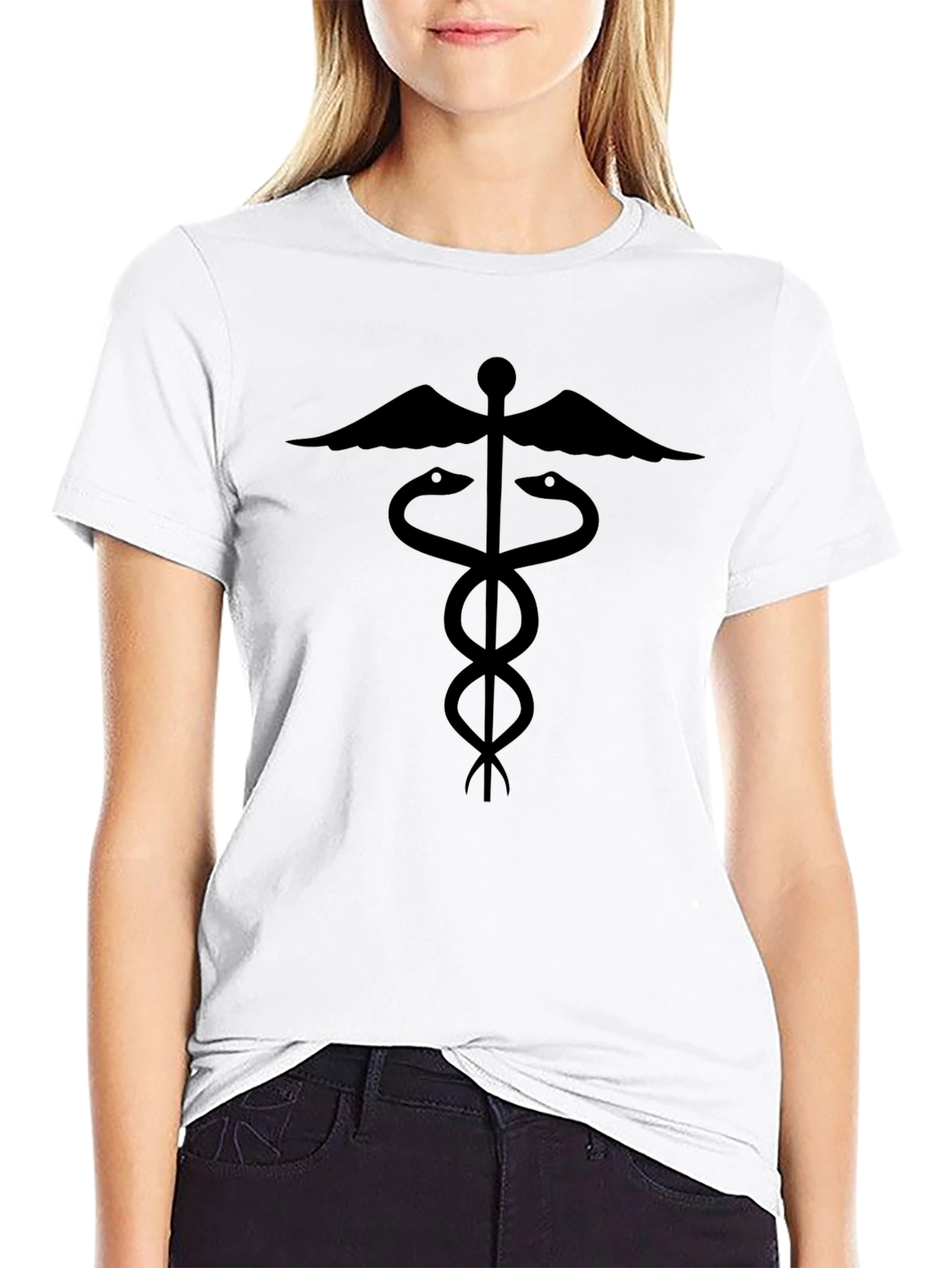 Caduceus T-Shirt - Medical Symbol Tee