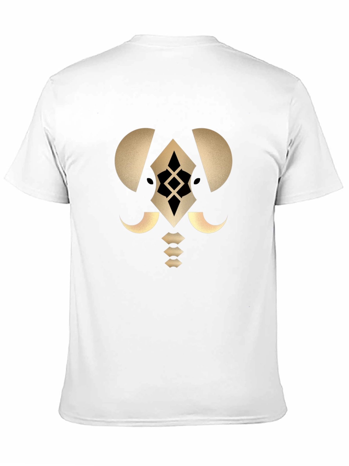 Geometric Graphic Black T-Shirt