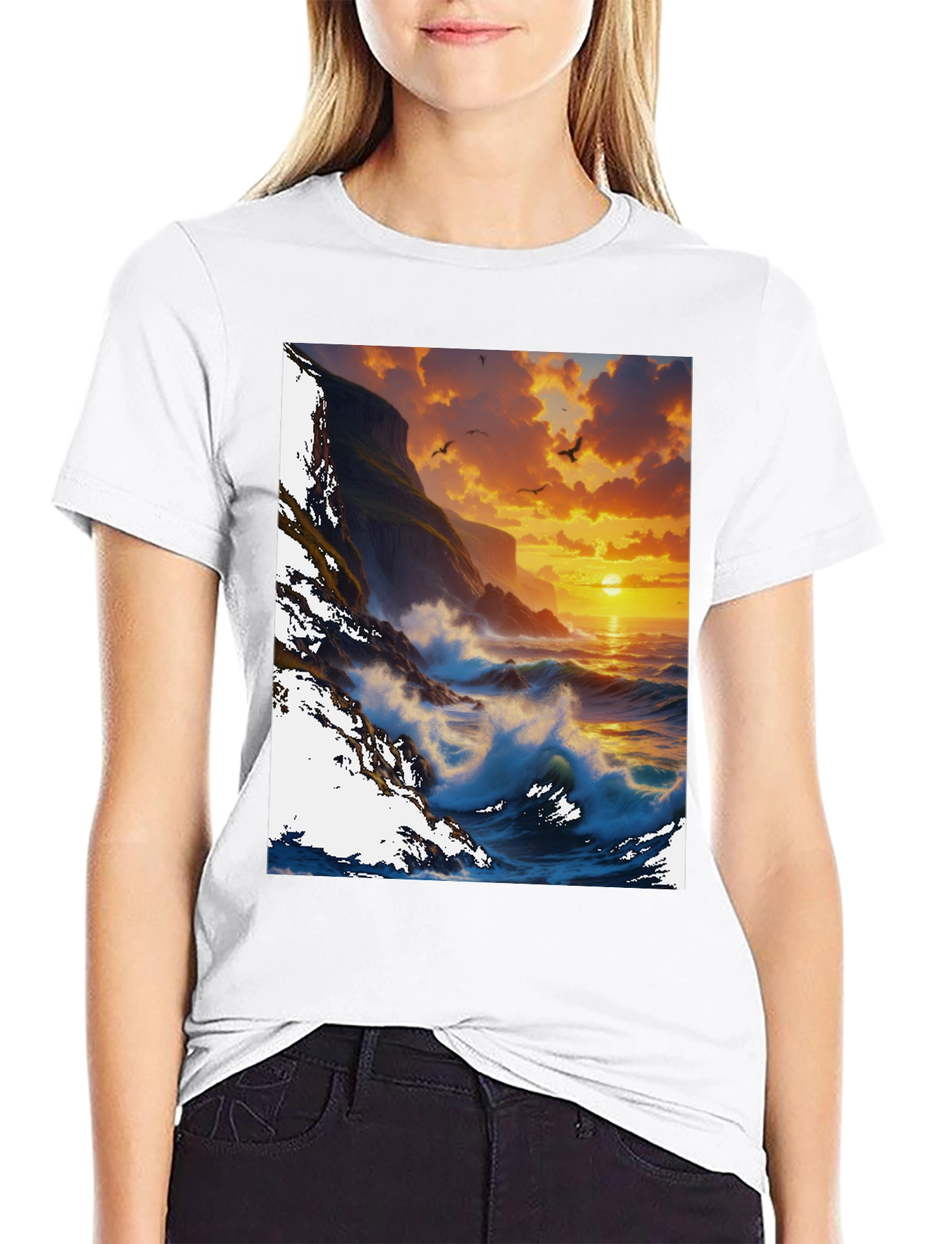 Sunset Cliffs Graphic T-Shirt