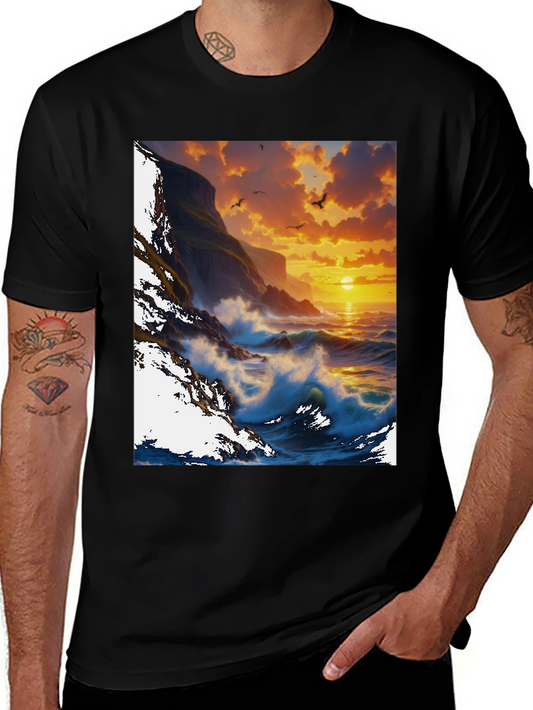 Sunset Cliffs Graphic T-Shirt
