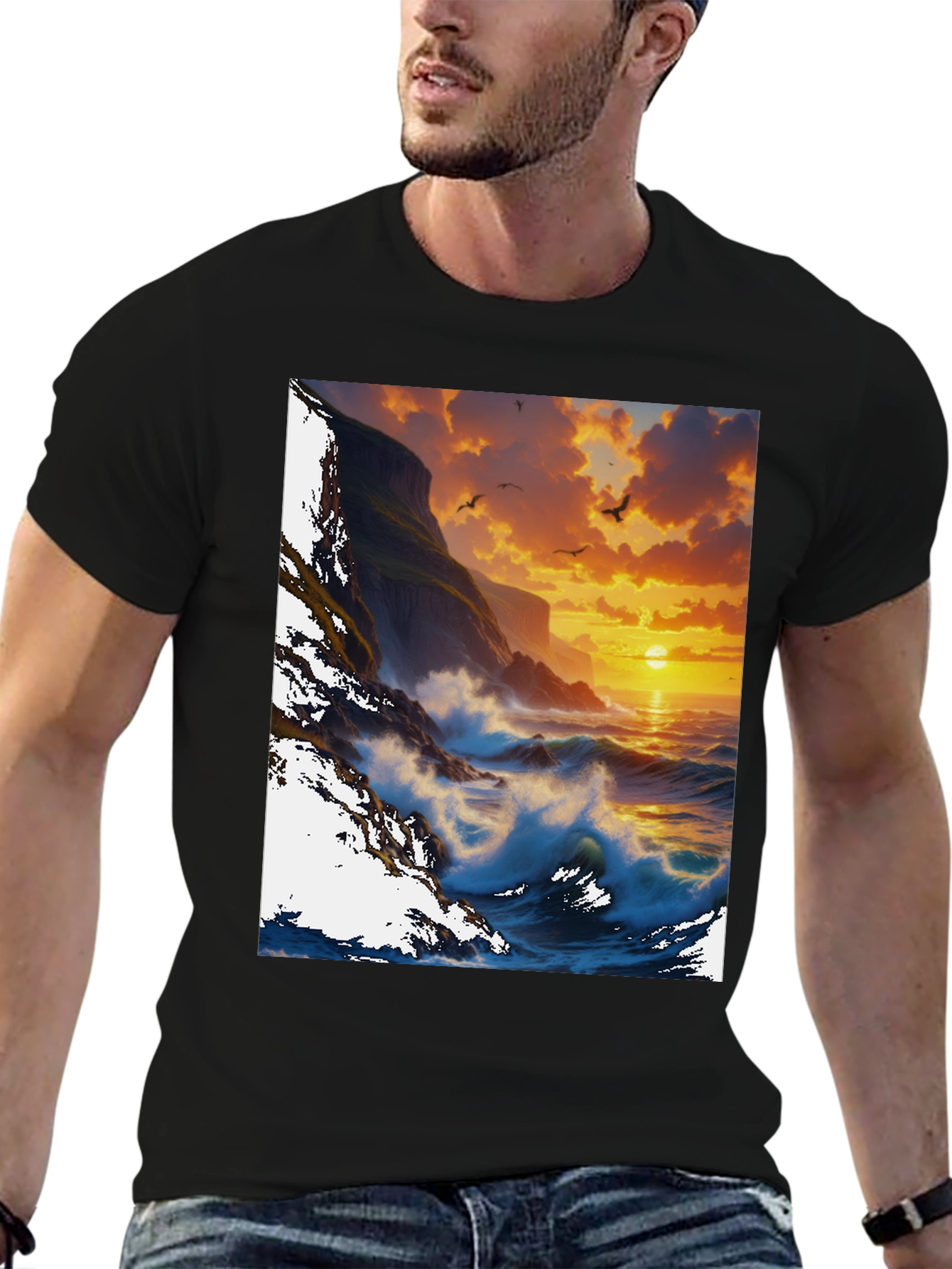 Sunset Cliffs Graphic T-Shirt