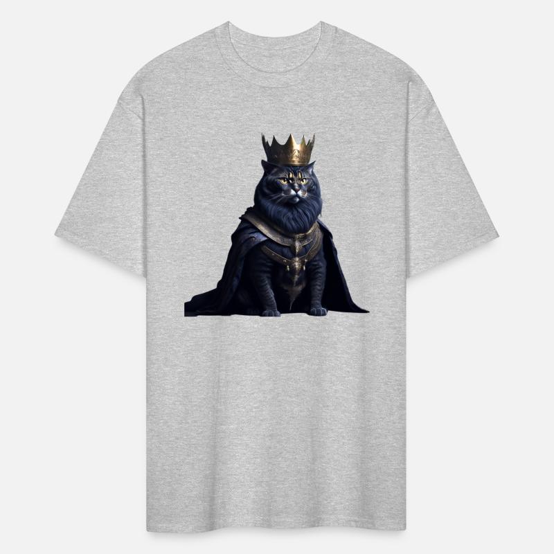 a cat dressed as a king