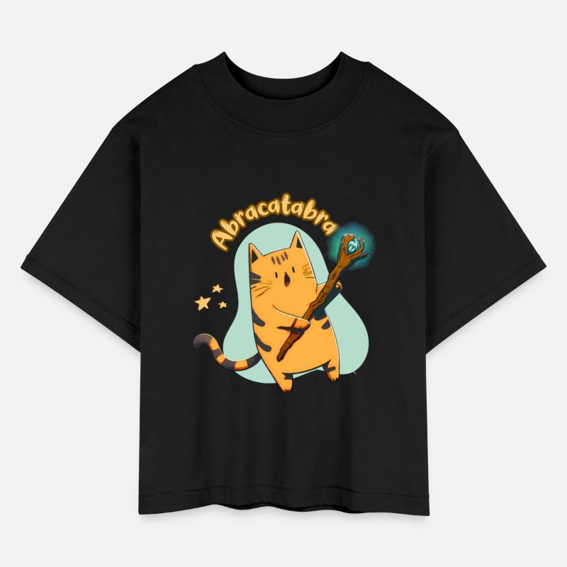 A Funny Magician Cat Saying 'Abracatabra'