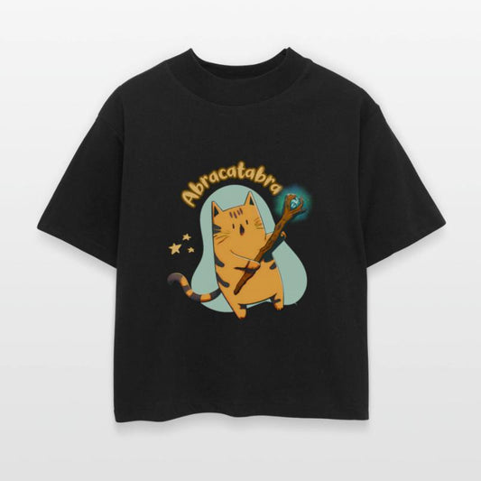 A Funny Magician Cat Saying 'Abracatabra'