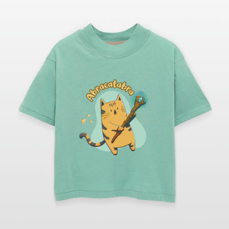 A Funny Magician Cat Saying 'Abracatabra'