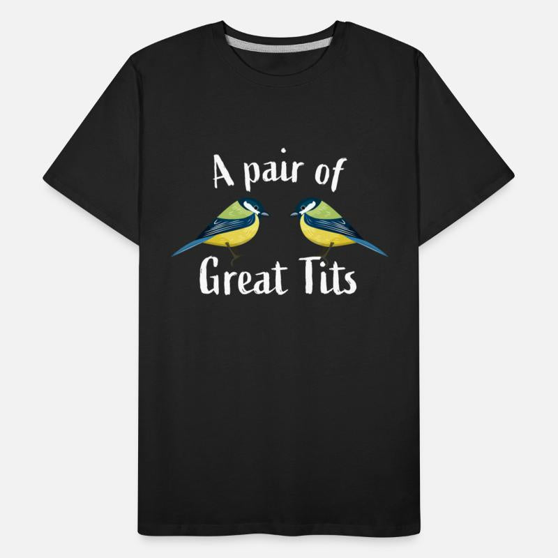 A pair of great tits - Funny bird watching gift