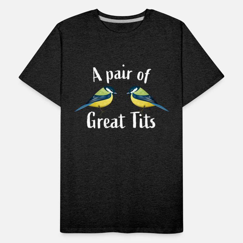 A pair of great tits - Funny bird watching gift