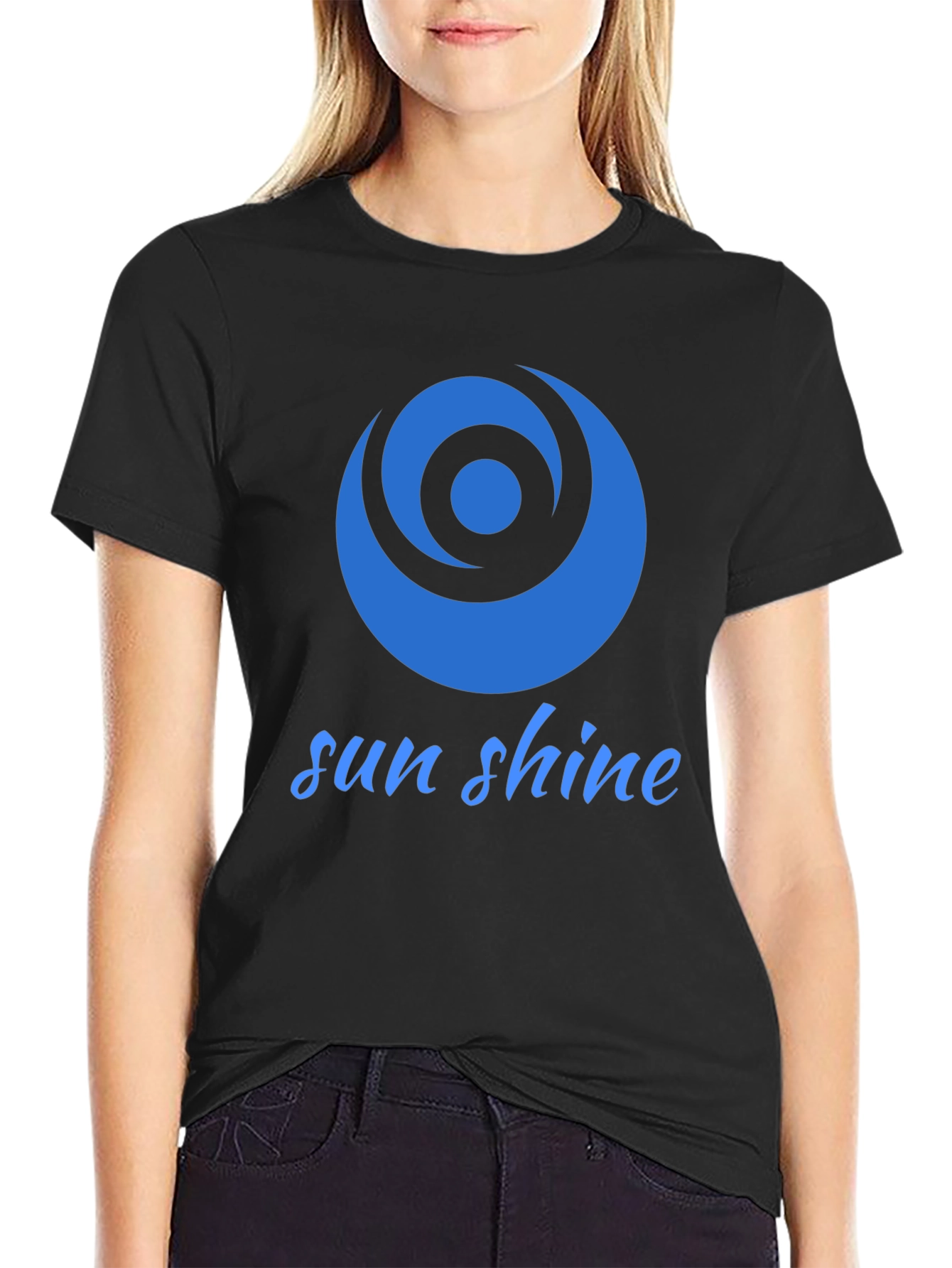 Sunshine Logo Tee - Black Unisex T-Shirt