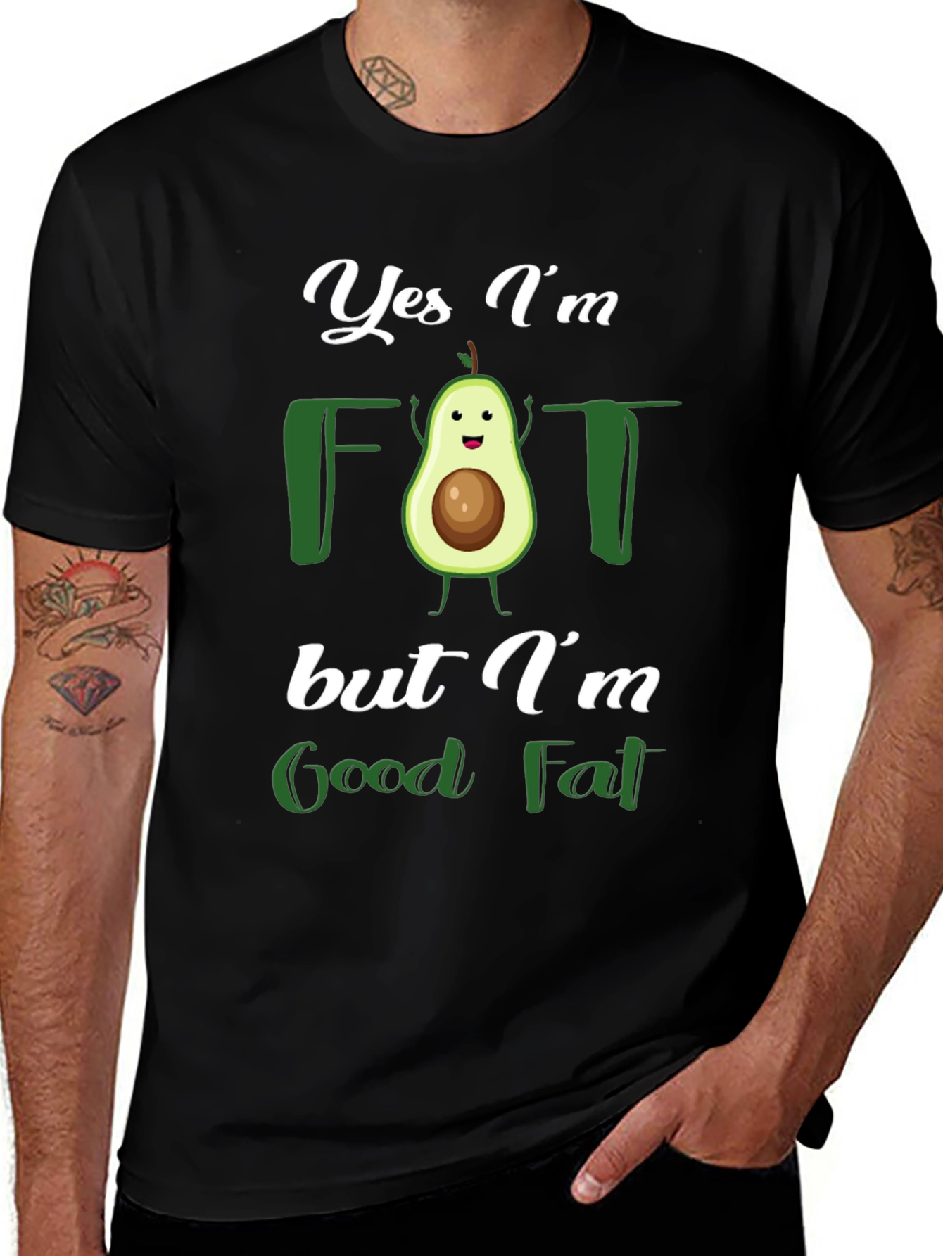 Funny Avocado Fat Pun T-Shirt