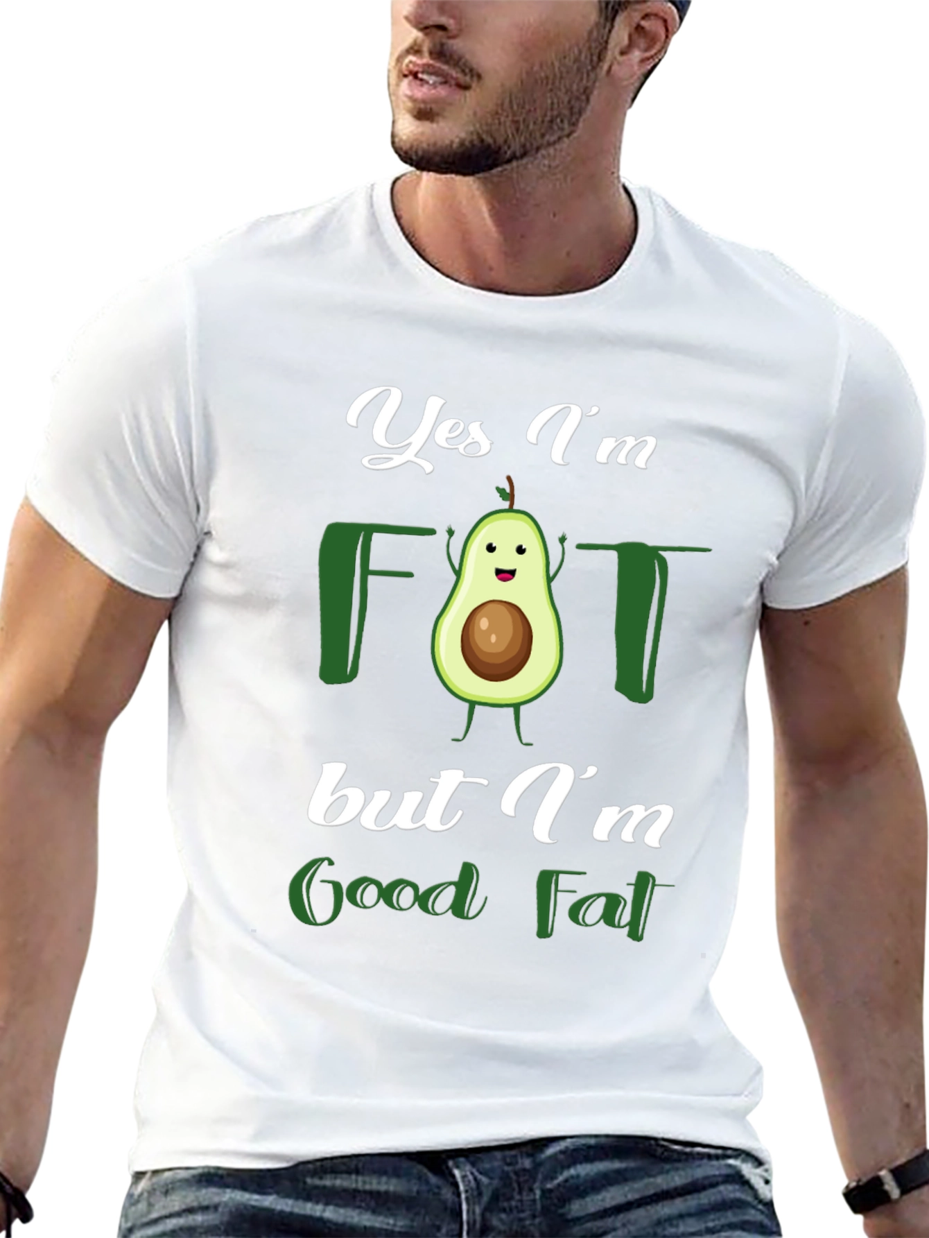 Funny Avocado Fat Pun T-Shirt