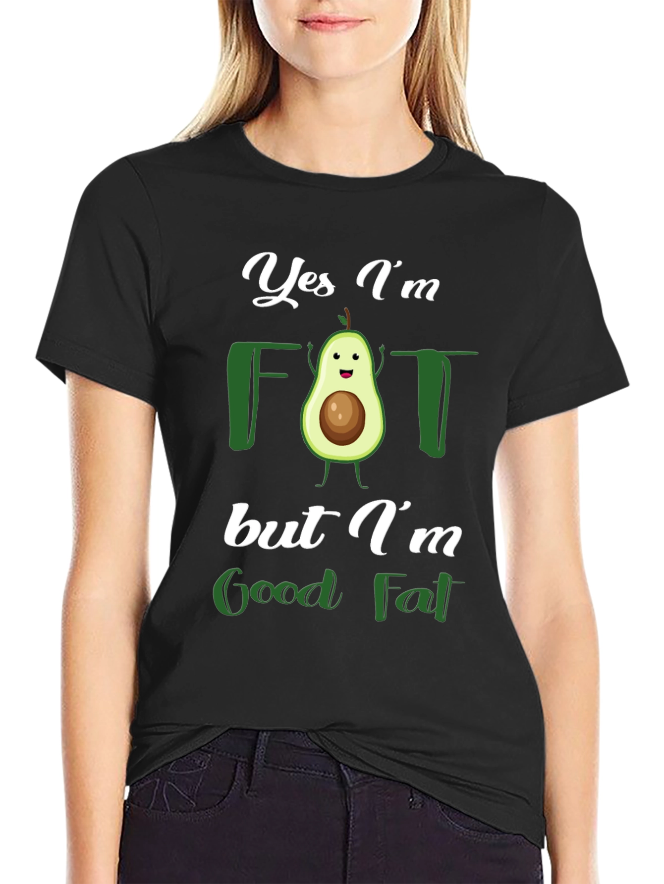 Funny Avocado Fat Pun T-Shirt