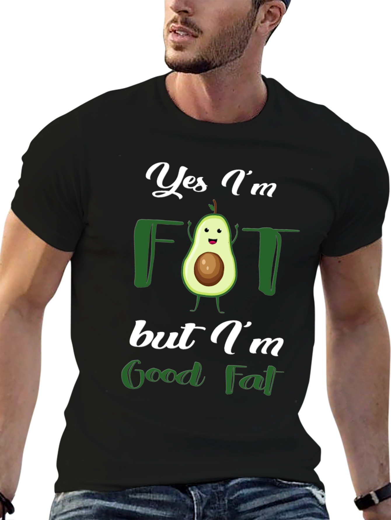 Funny Avocado Fat Pun T-Shirt