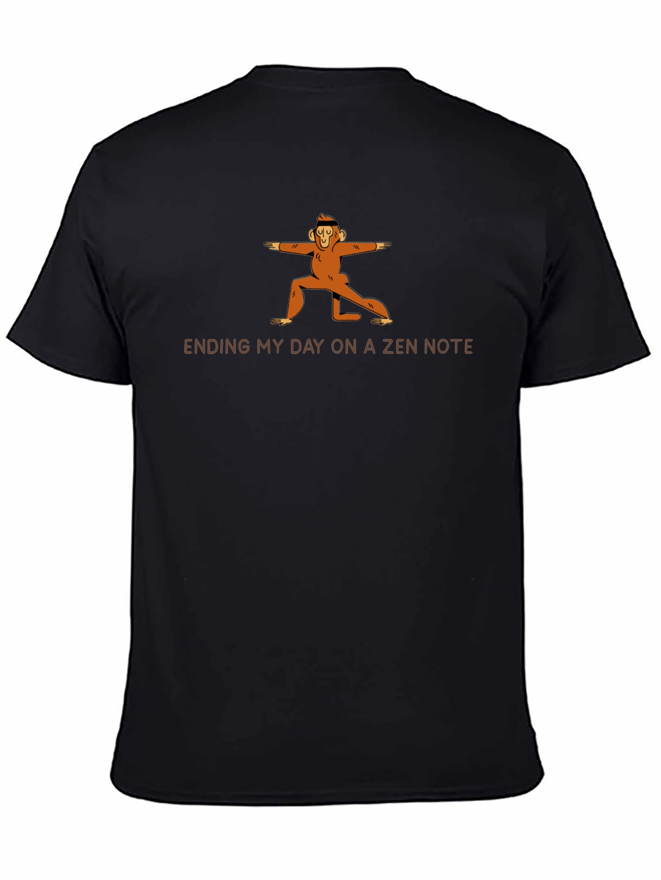 Zen Monkey Graphic Tee - Find Your Inner Peace