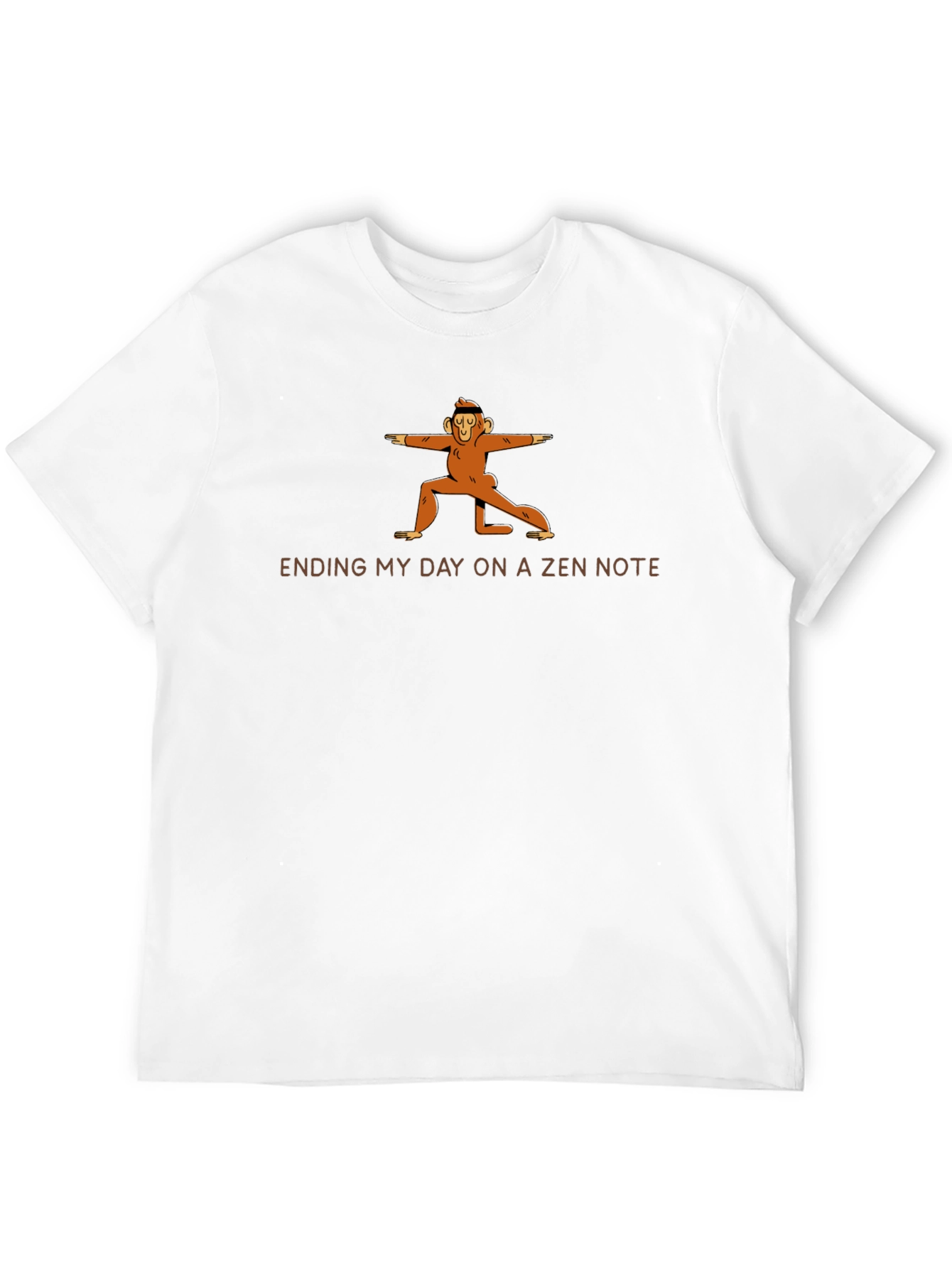 Zen Monkey Graphic Tee - Find Your Inner Peace