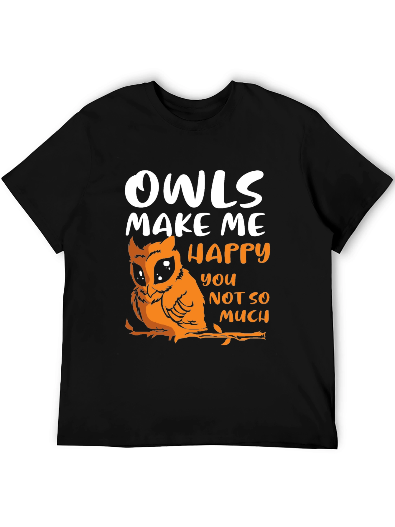 Owls Make Me Happy Graphic Tee