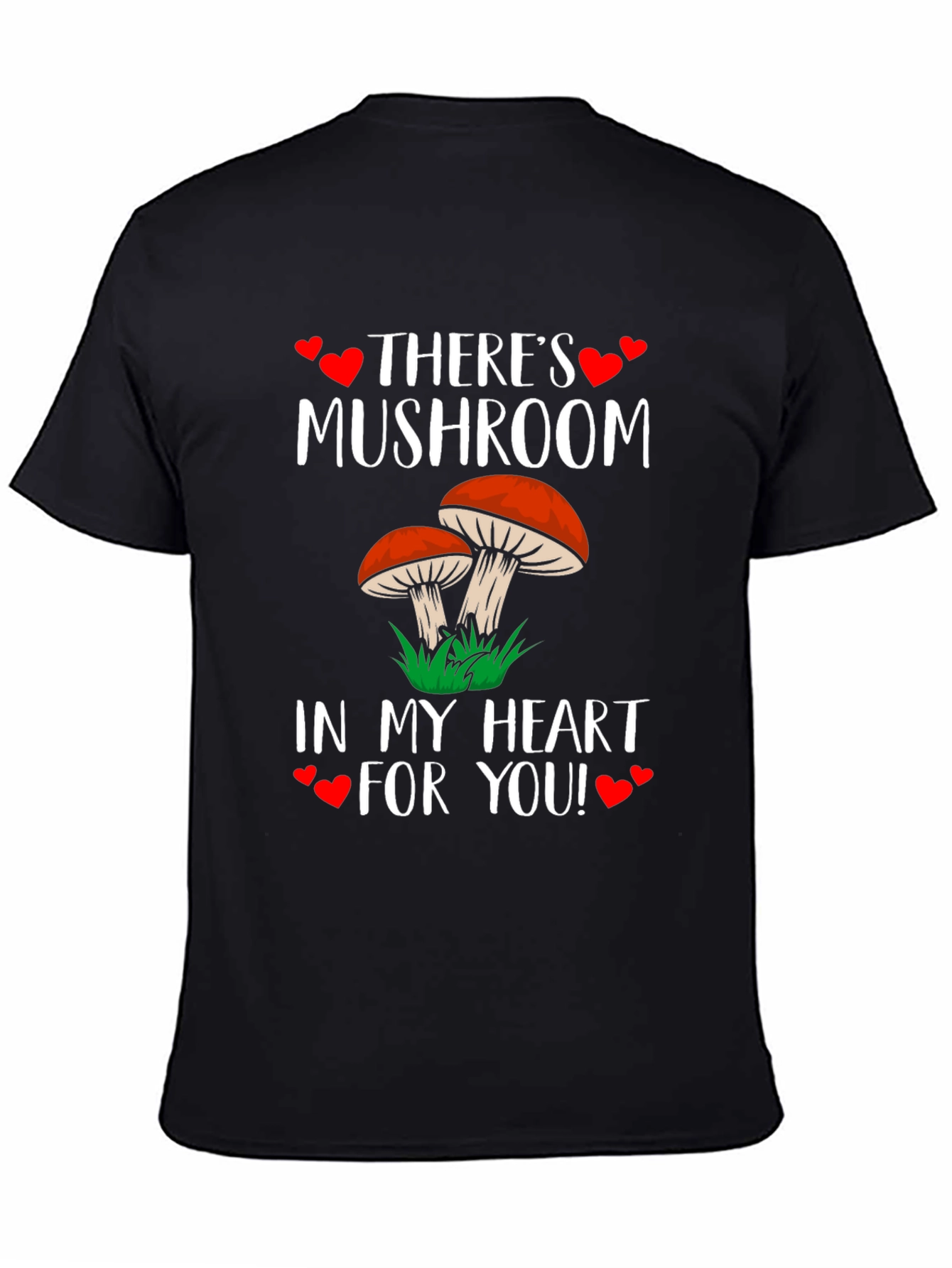 Mushroom Heart T-Shirt: Cute Fungi Love Tee