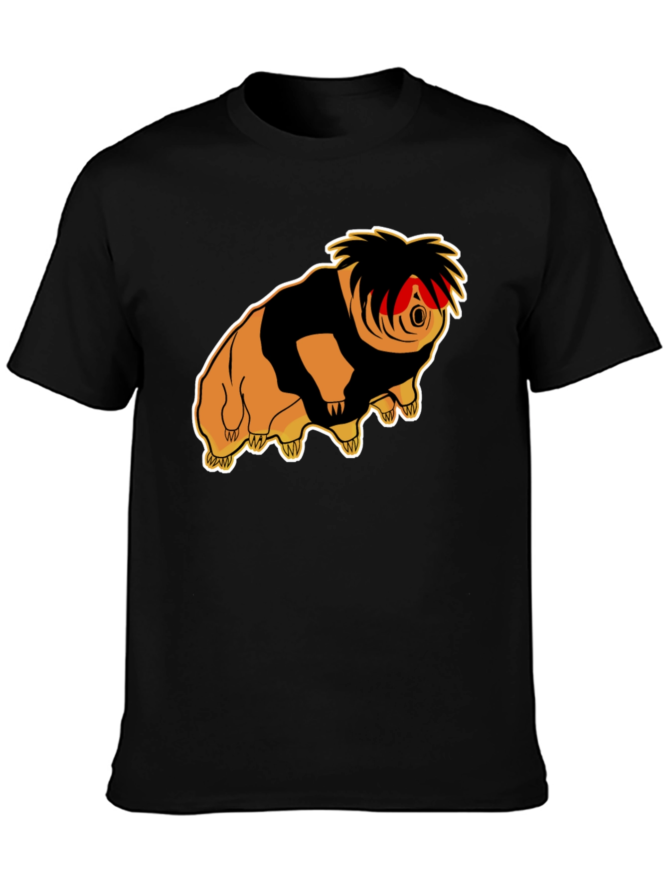 Tardigrade Punk Graphic Tee - Black Cotton