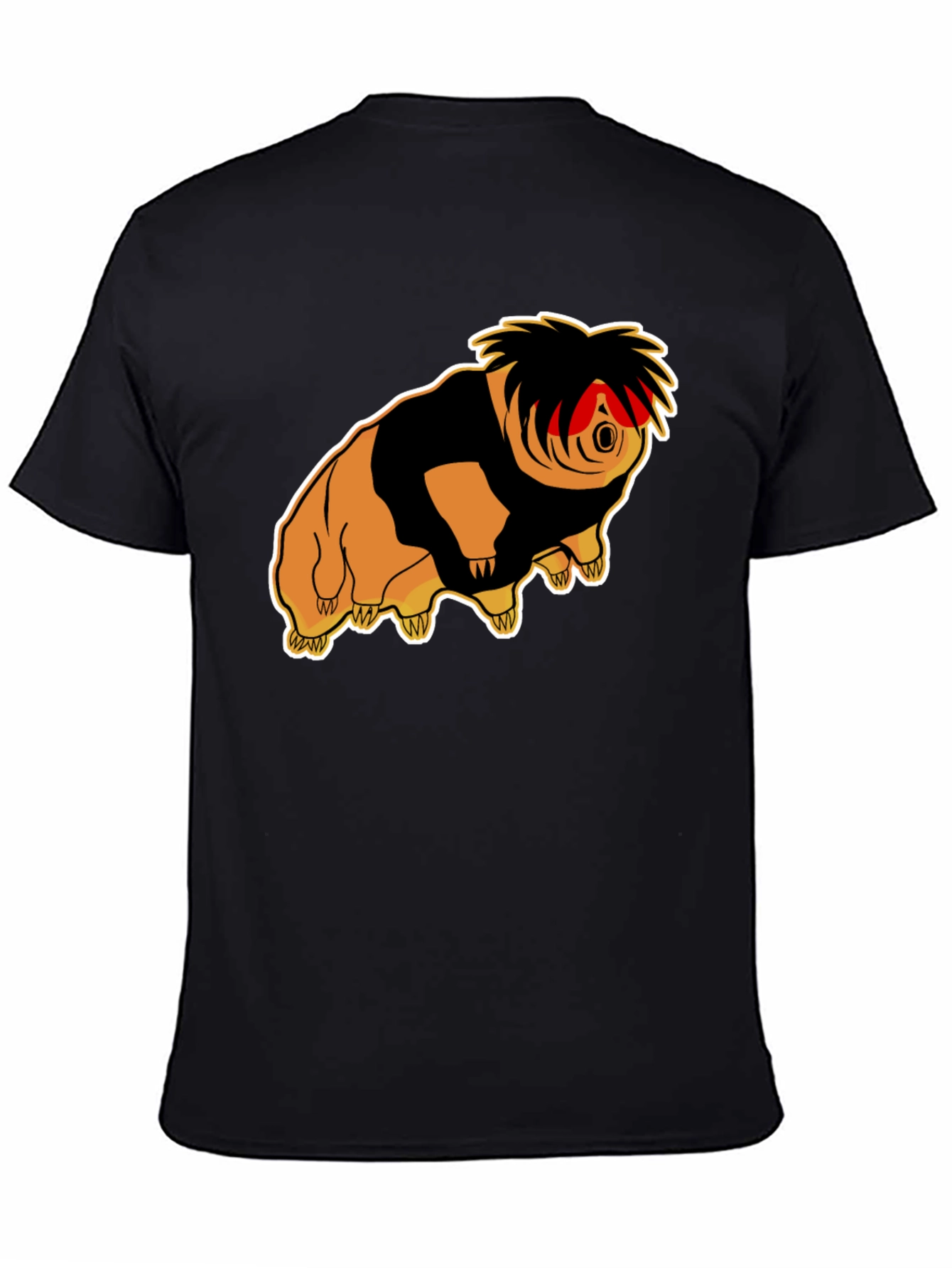 Tardigrade Punk Graphic Tee - Black Cotton