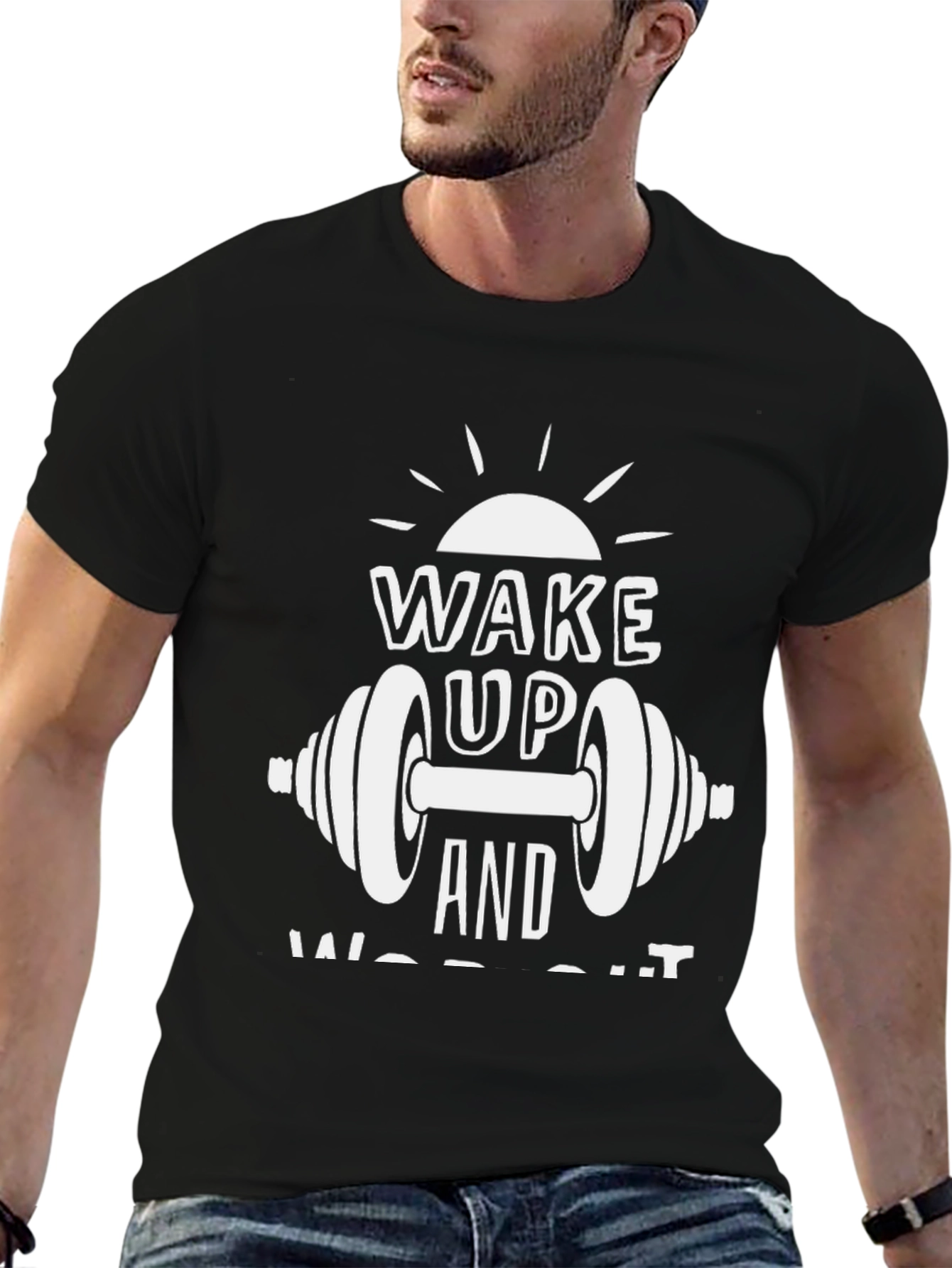 Wake Up and Workout Graphic Tee