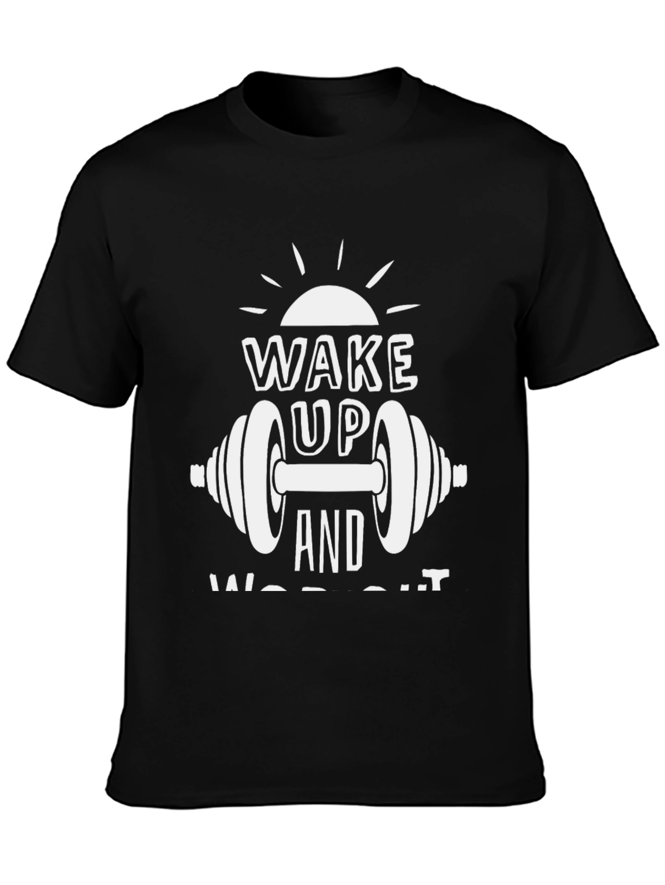 Wake Up and Workout Graphic Tee
