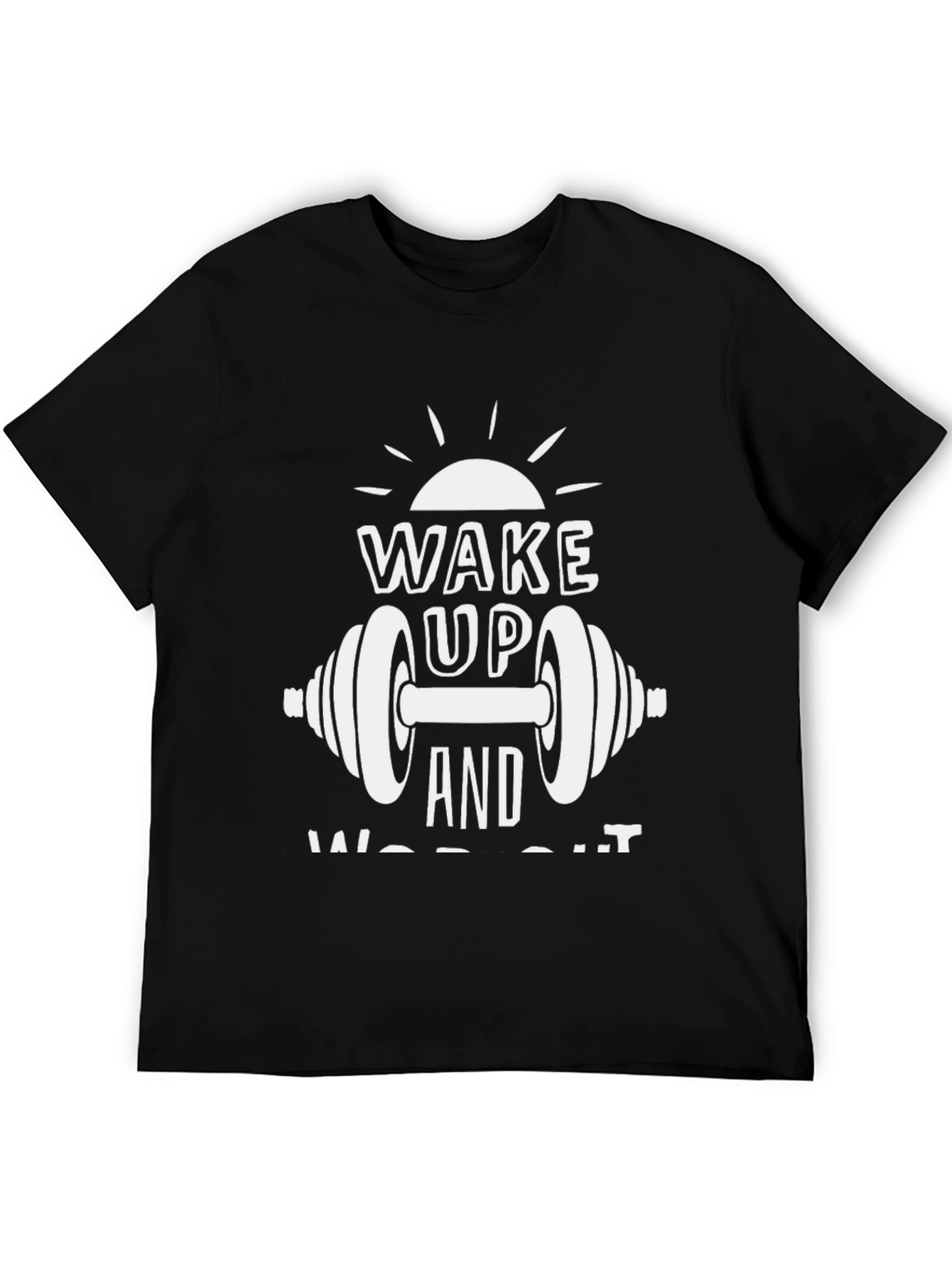 Wake Up and Workout Graphic Tee