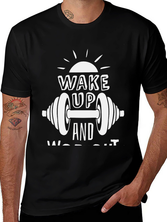 Wake Up and Workout Graphic Tee