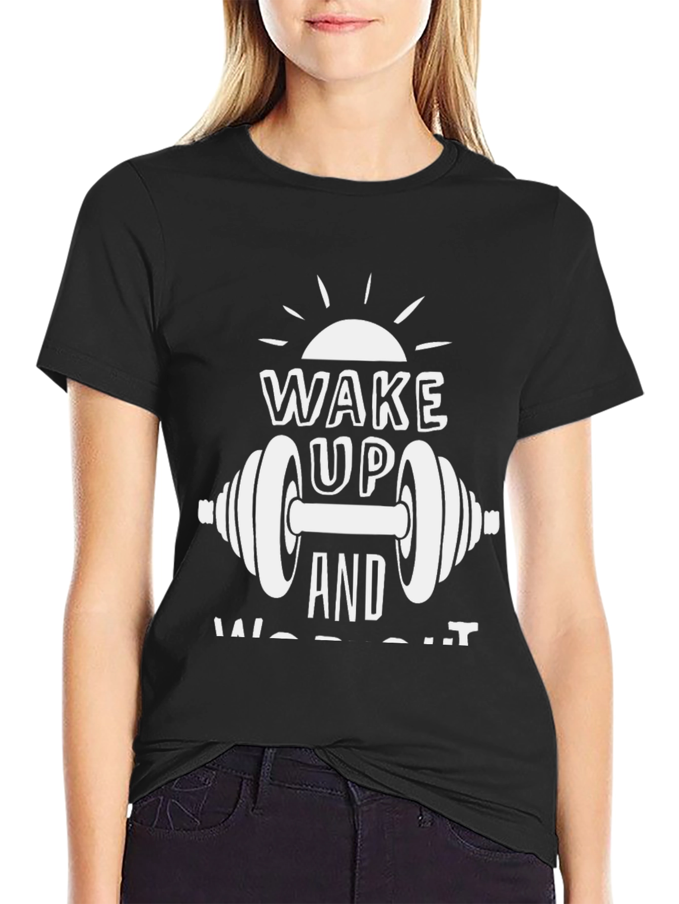 Wake Up and Workout Graphic Tee