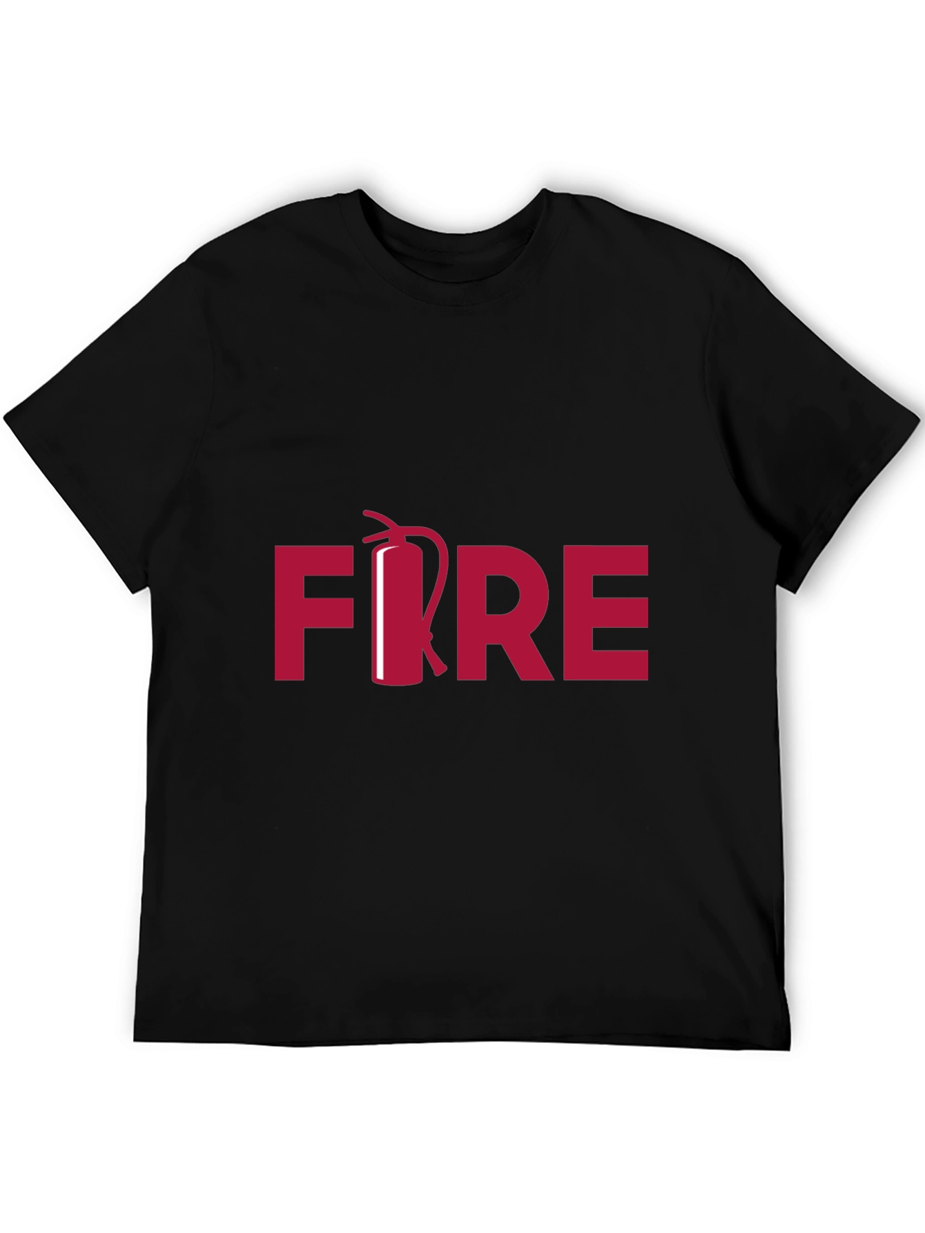 FIRE T-Shirt Fire Extinguisher Graphic Tee