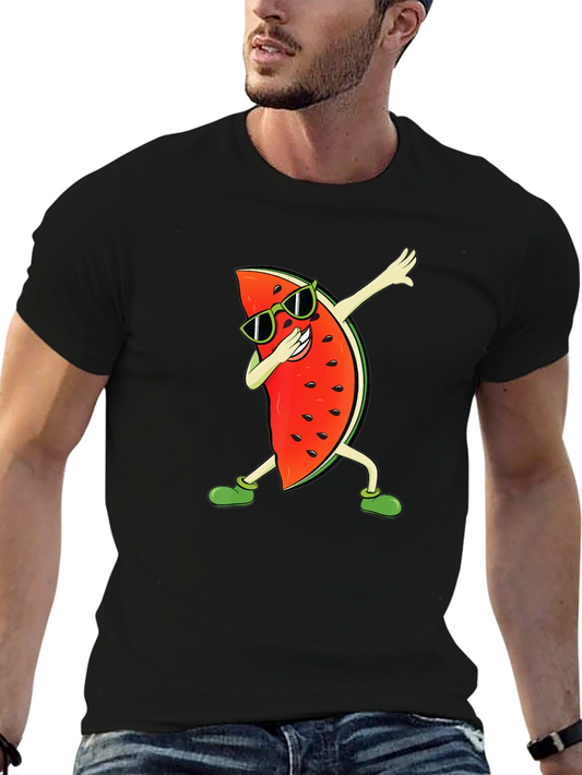 Dabbing Watermelon Graphic Tee