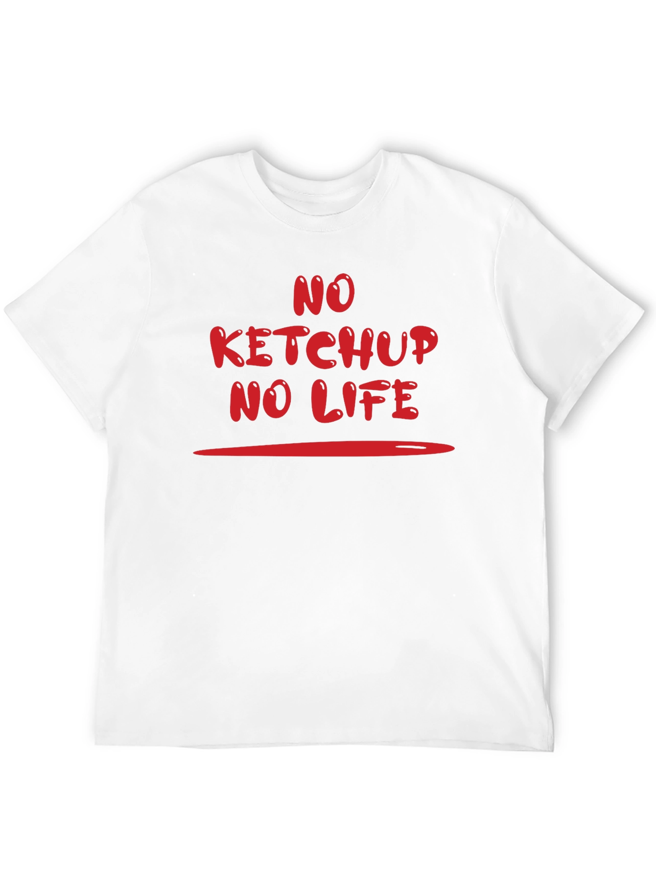 No Ketchup No Life Graphic T-Shirt