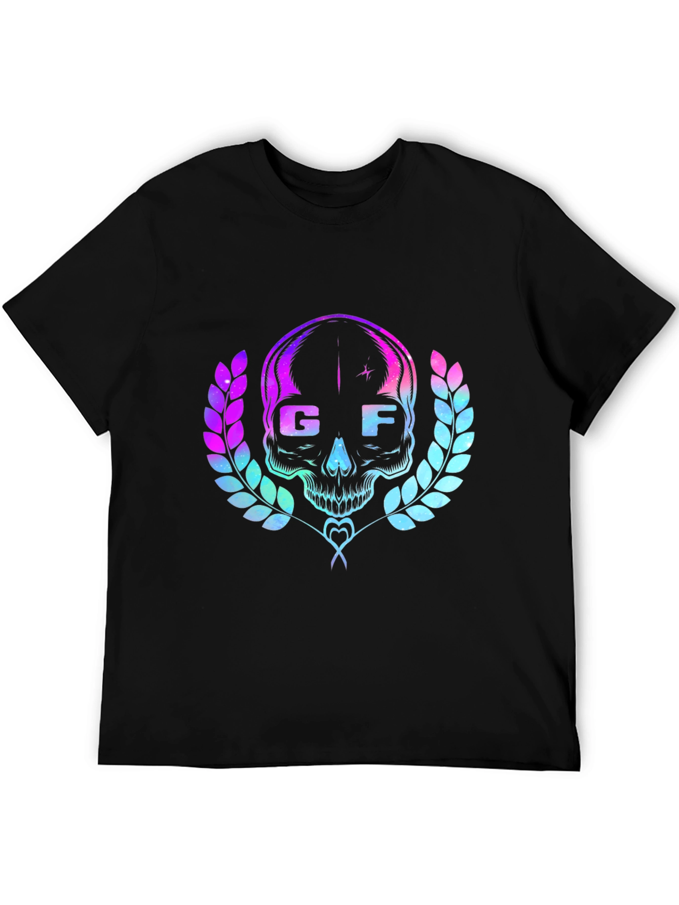 GF Skull Graphic Tee - Cool Retro Design
