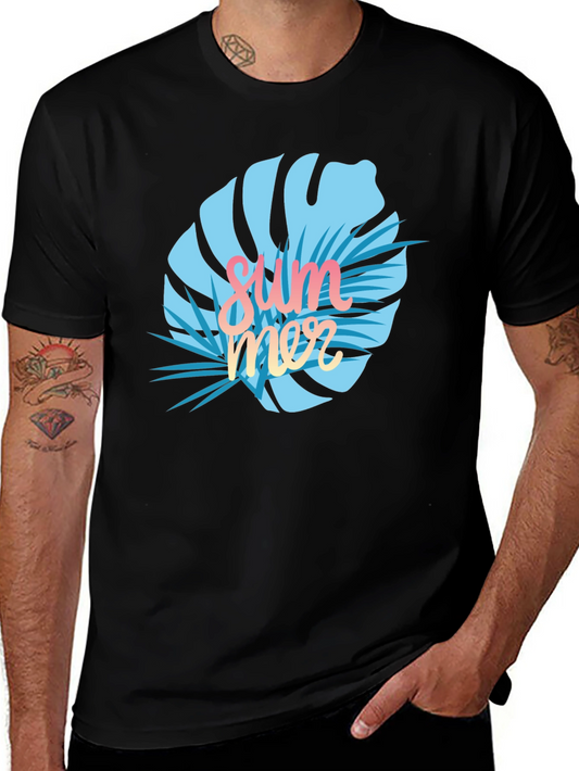 Summer Monstera Graphic T-Shirt
