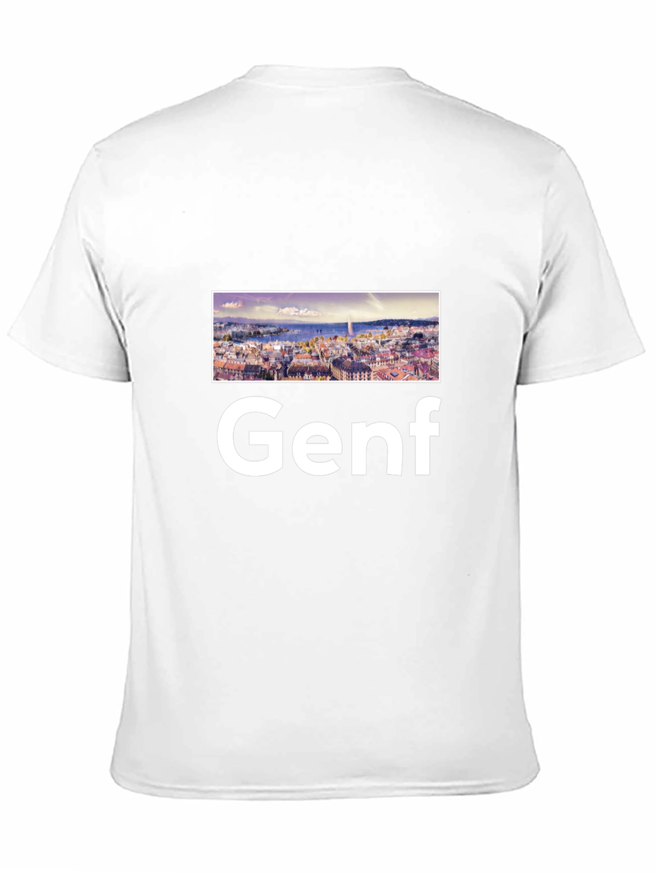 Genf Graphic Tee - Cityscape Design