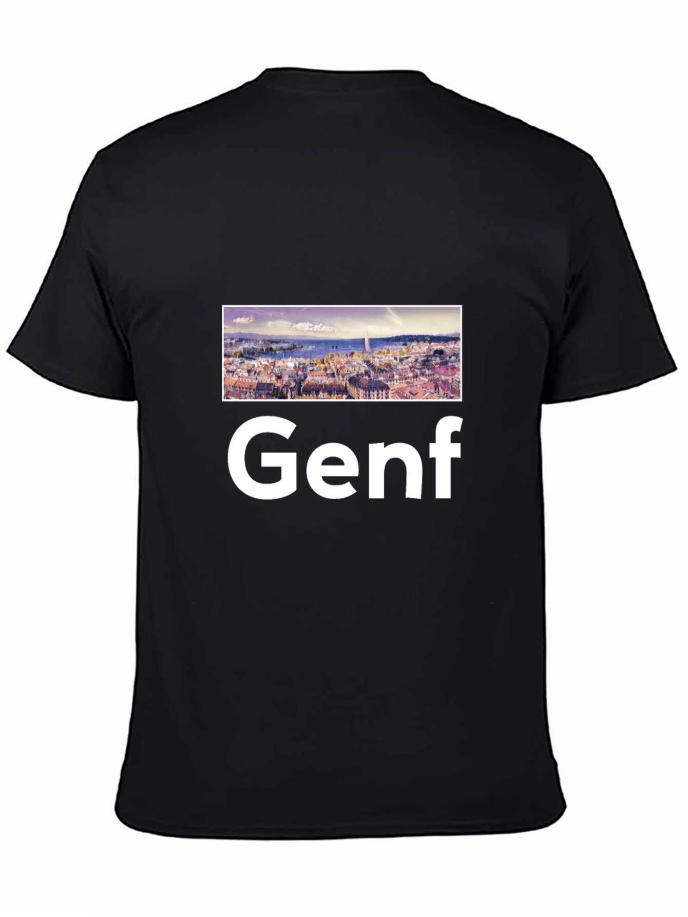 Genf Graphic Tee - Cityscape Design