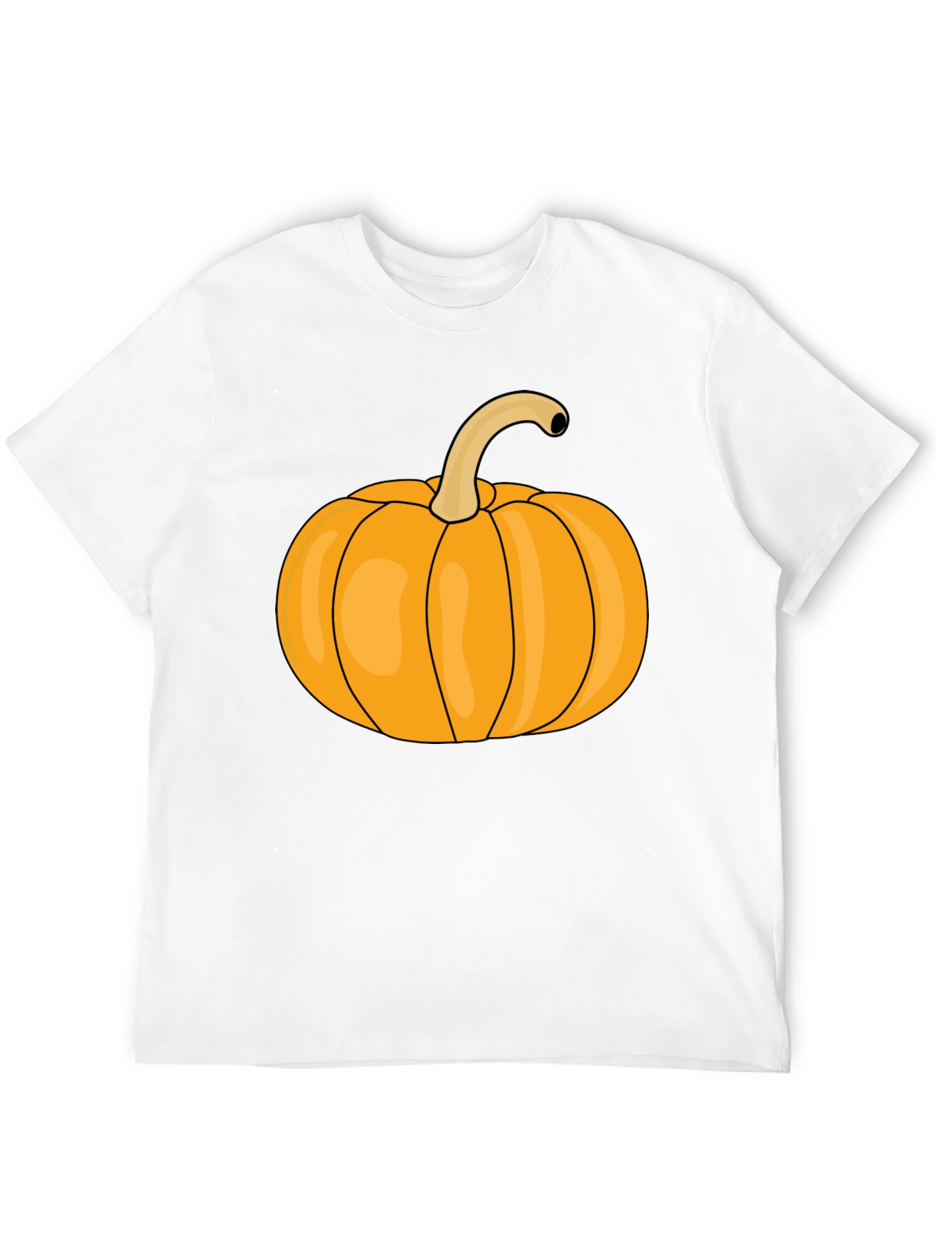 Pumpkin Graphic Black T-Shirt