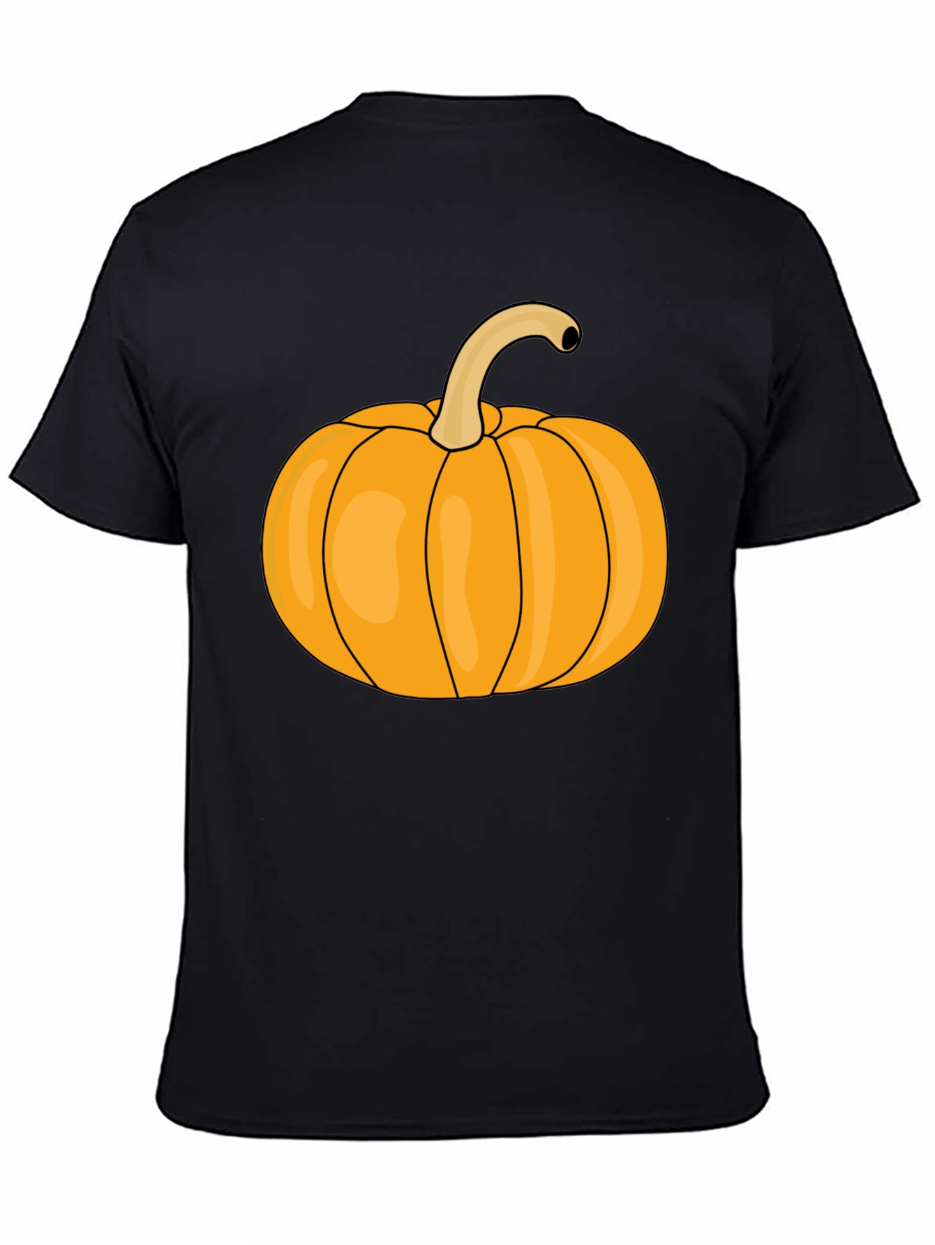 Pumpkin Graphic Black T-Shirt