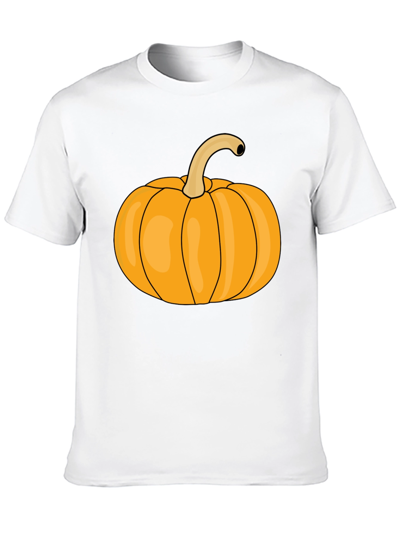 Pumpkin Graphic Black T-Shirt